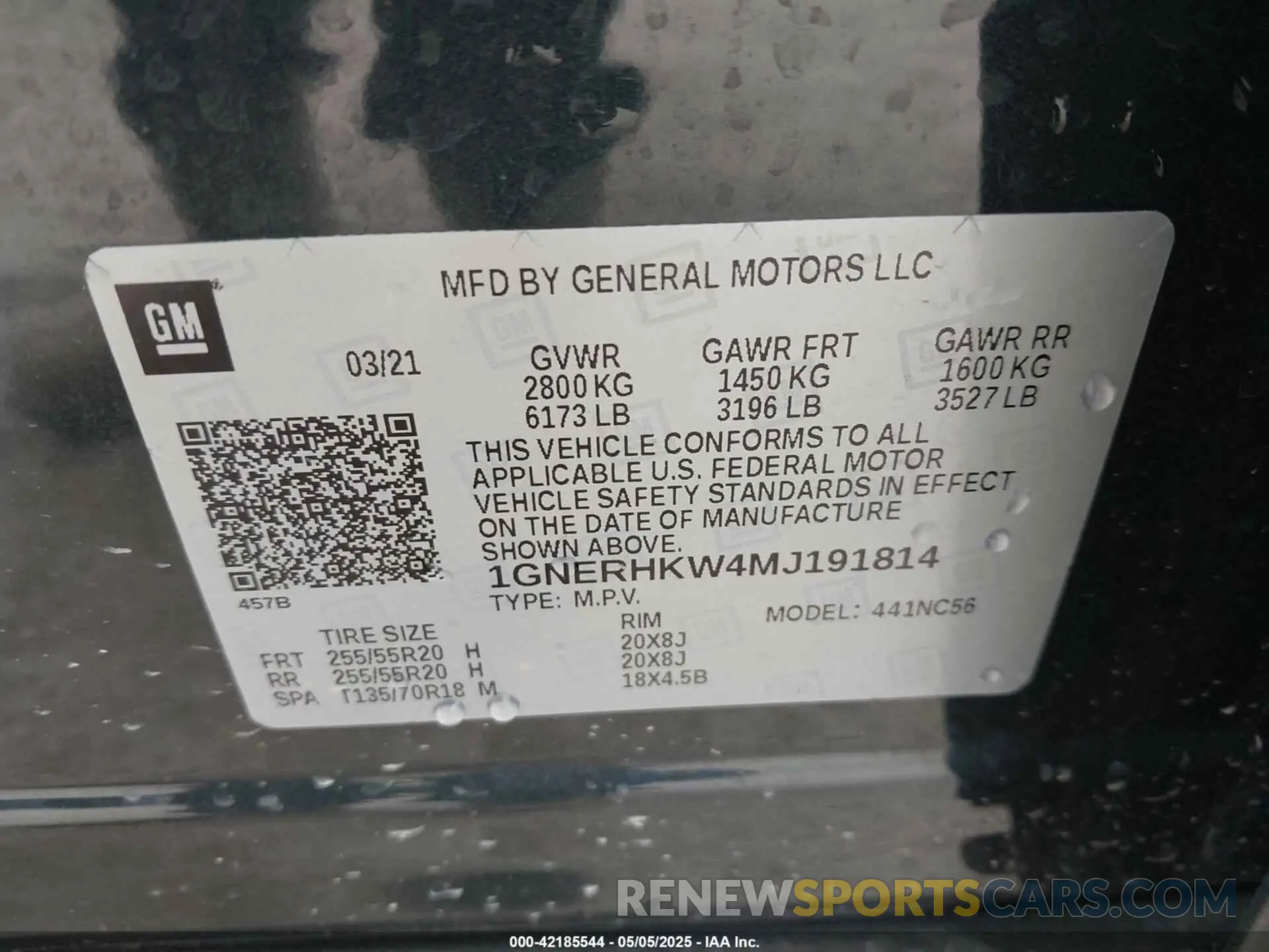 9 fotografías del automóvil dañado 1GNERHKW4MJ191814 CHEVROLET TRAVERSE 2021
