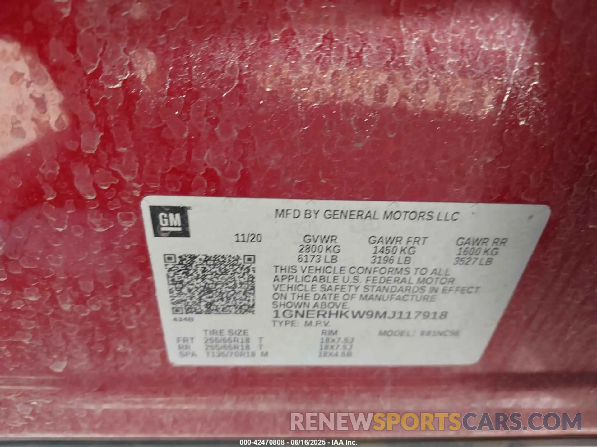 9 fotografías del automóvil dañado 1GNERHKW9MJ117918 CHEVROLET TRAVERSE 2021