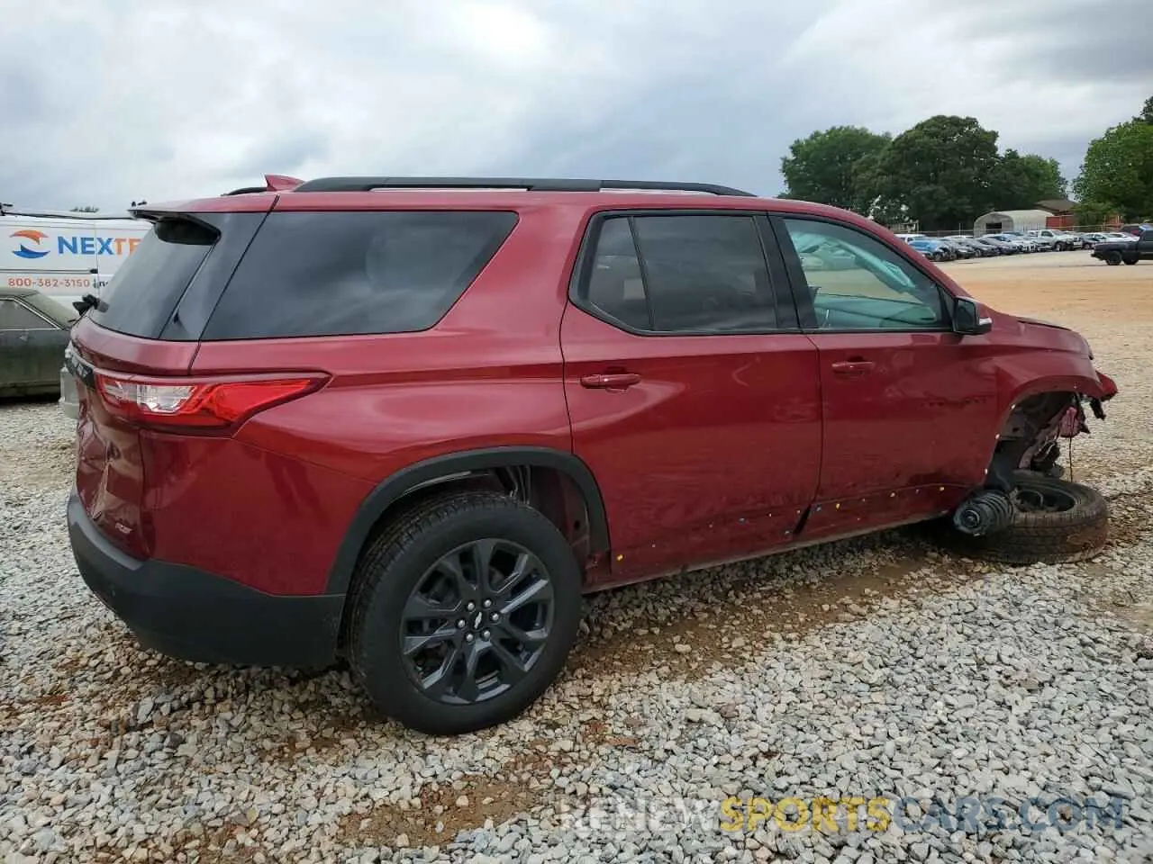 3 fotografías del automóvil dañado 1GNERJKW2MJ215776 CHEVROLET TRAVERSE 2021