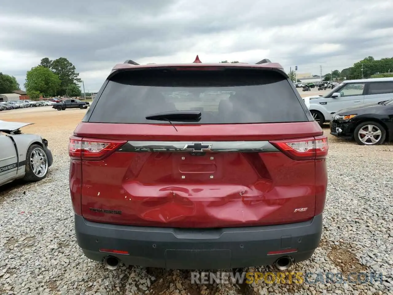 6 fotografías del automóvil dañado 1GNERJKW2MJ215776 CHEVROLET TRAVERSE 2021