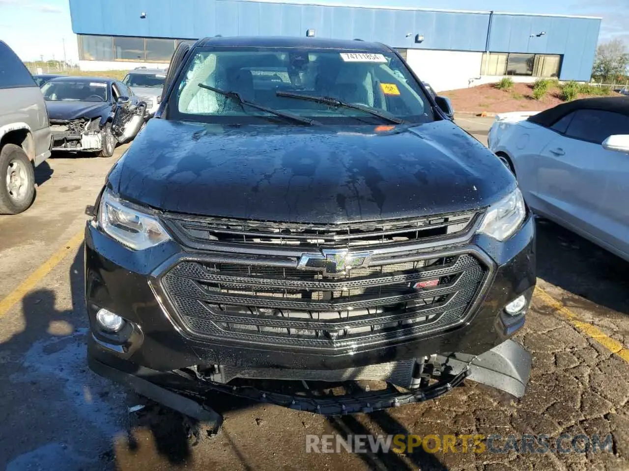 5 fotografías del automóvil dañado 1GNERJKW3MJ228875 CHEVROLET TRAVERSE 2021