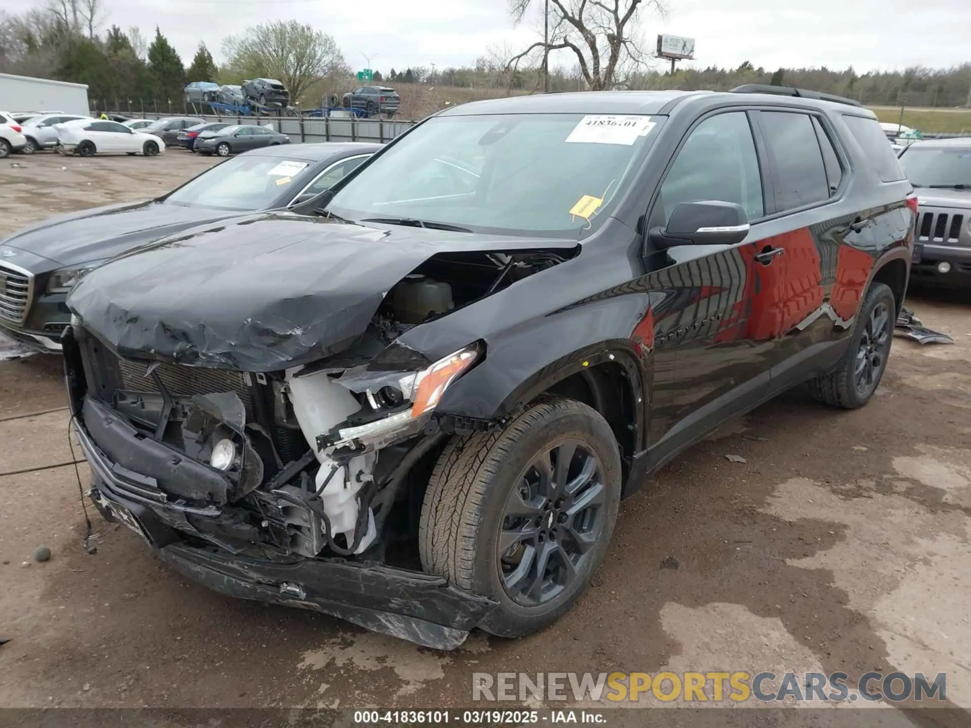 2 fotografías del automóvil dañado 1GNERJKW3MJ267210 CHEVROLET TRAVERSE 2021