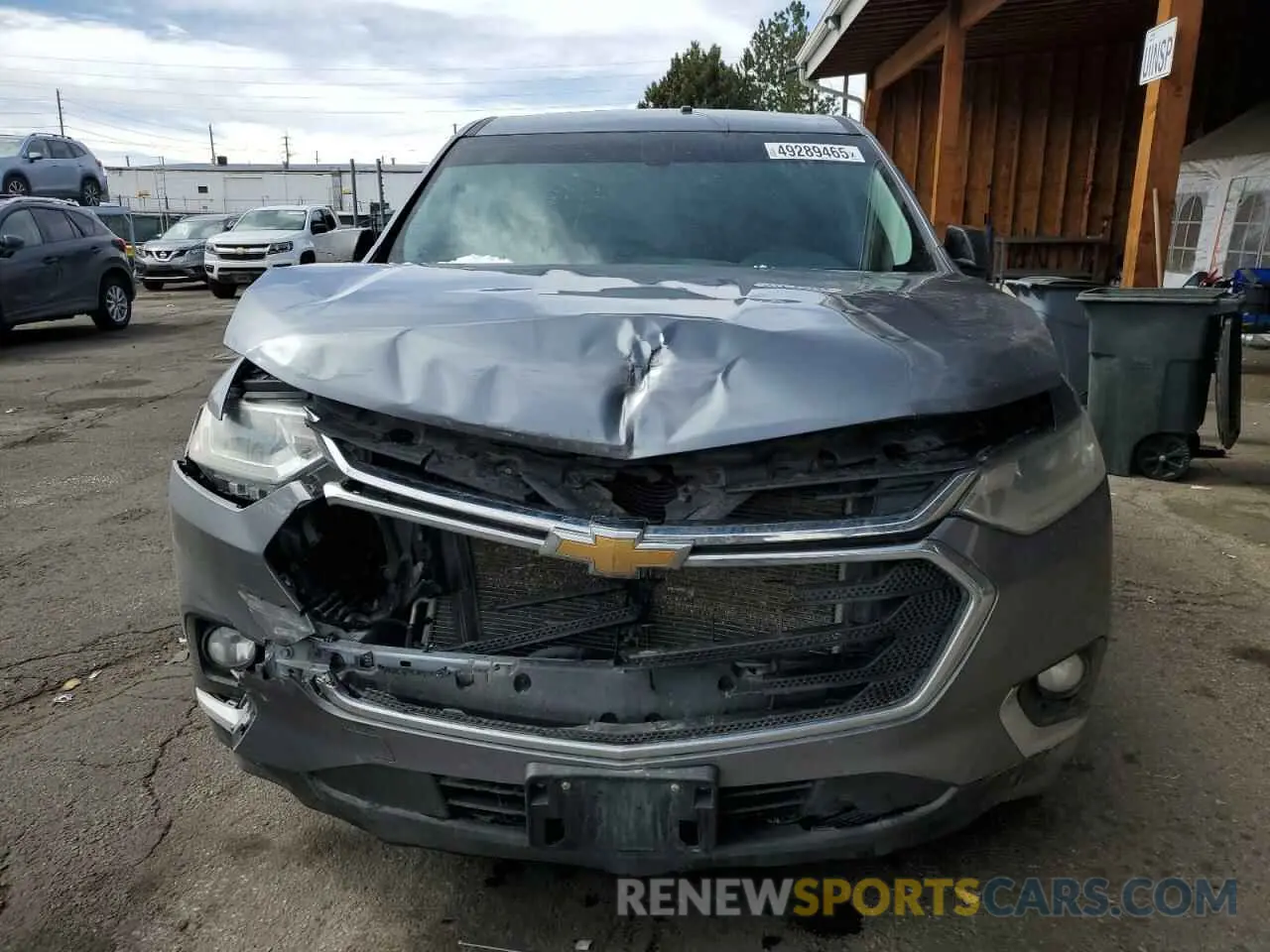5 fotografías del automóvil dañado 1GNEVFKW4MJ148364 CHEVROLET TRAVERSE 2021