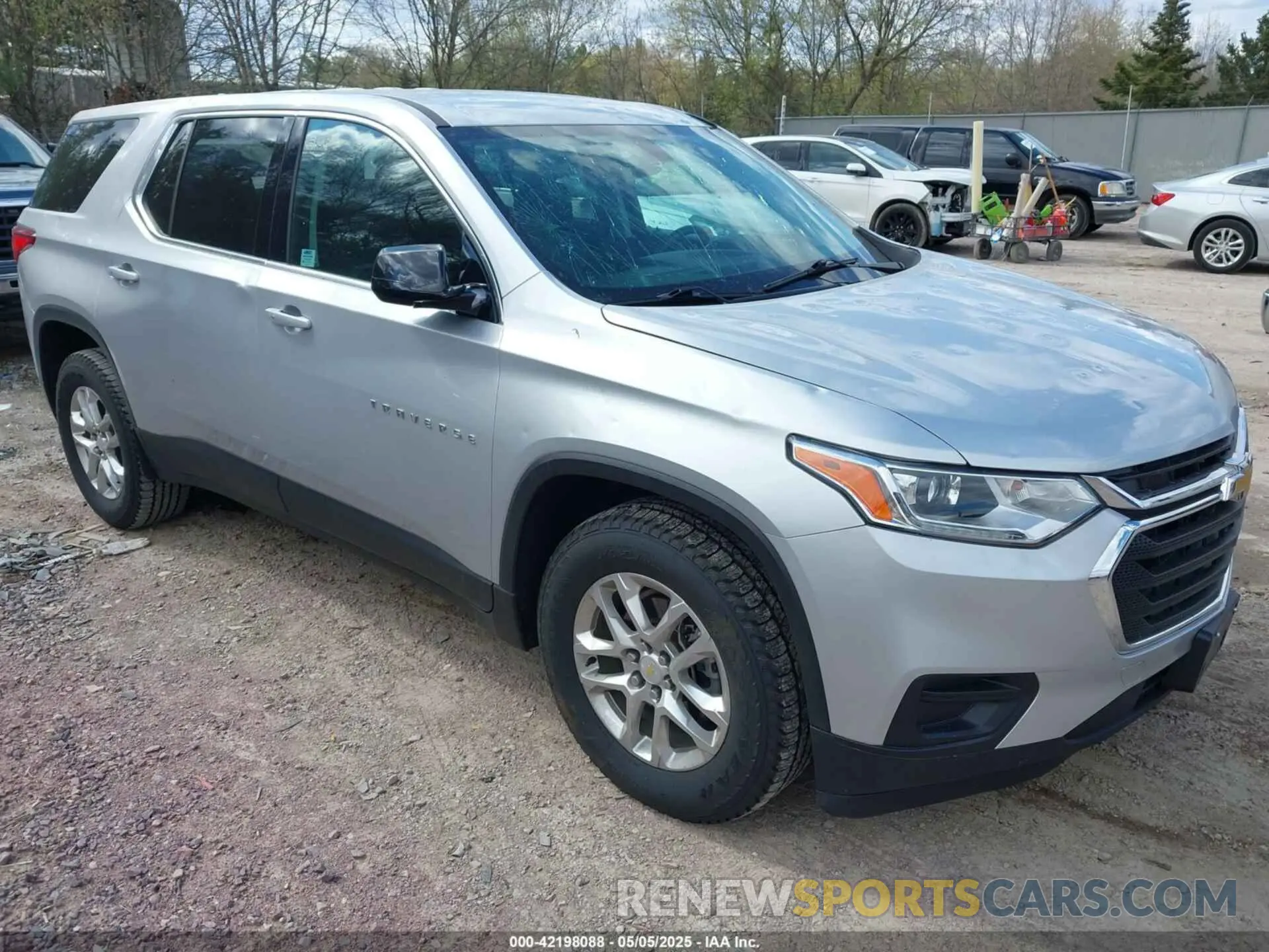 1 fotografías del automóvil dañado 1GNEVFKW7MJ108621 CHEVROLET TRAVERSE 2021