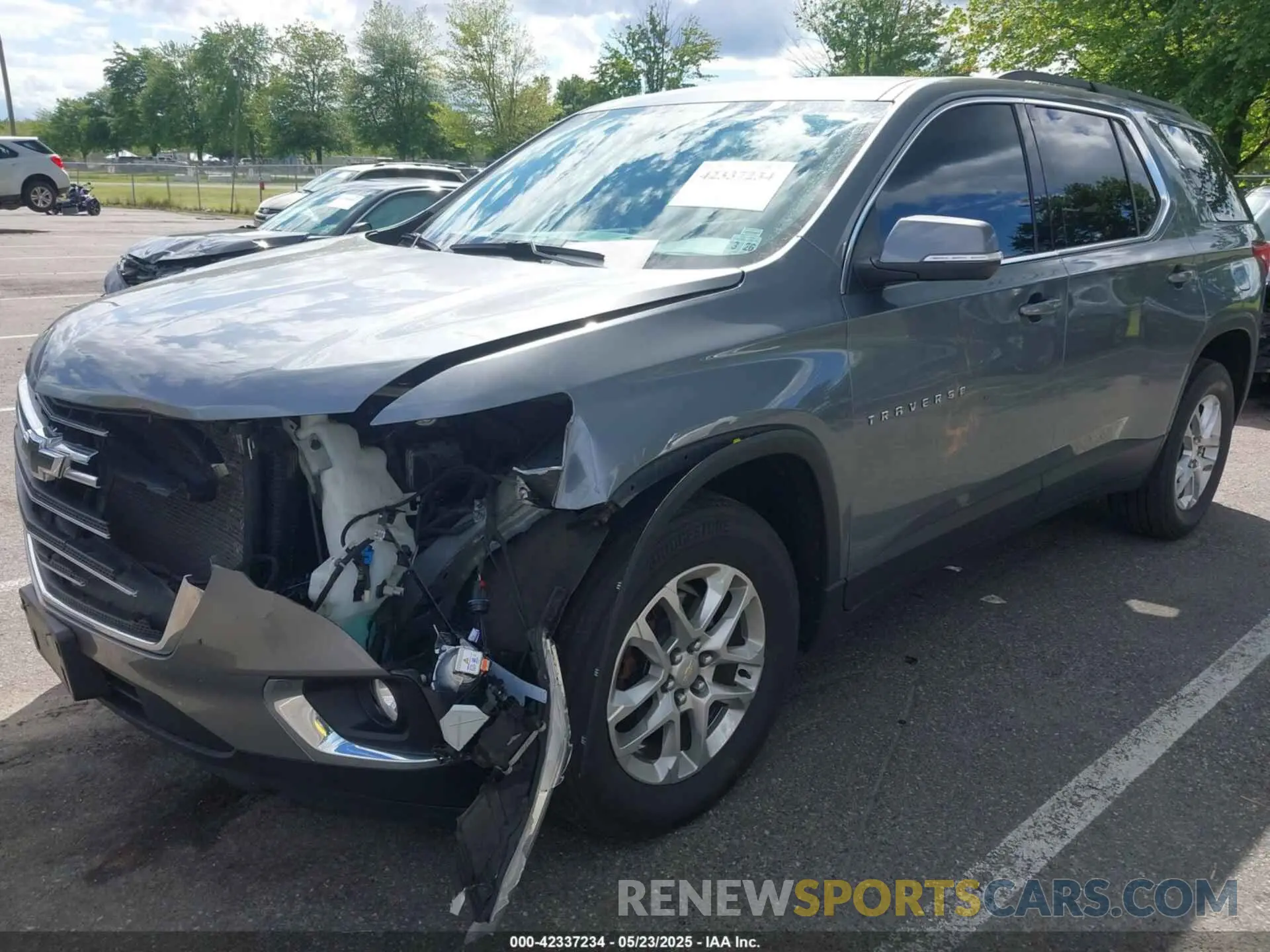 2 fotografías del automóvil dañado 1GNEVGKW1MJ146559 CHEVROLET TRAVERSE 2021