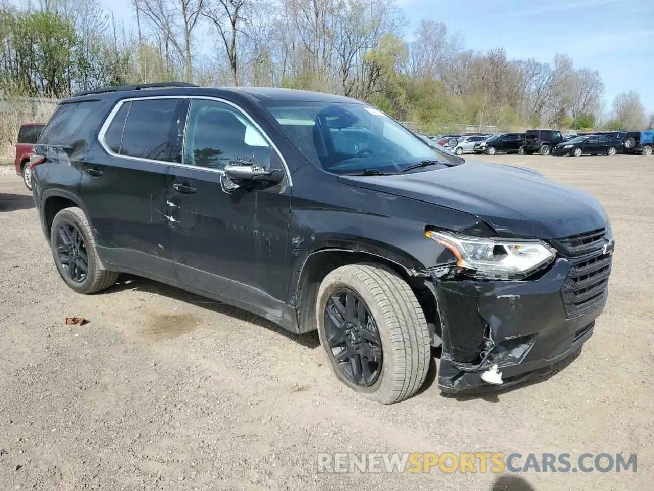 4 fotografías del automóvil dañado 1GNEVGKW1MJ236861 CHEVROLET TRAVERSE 2021