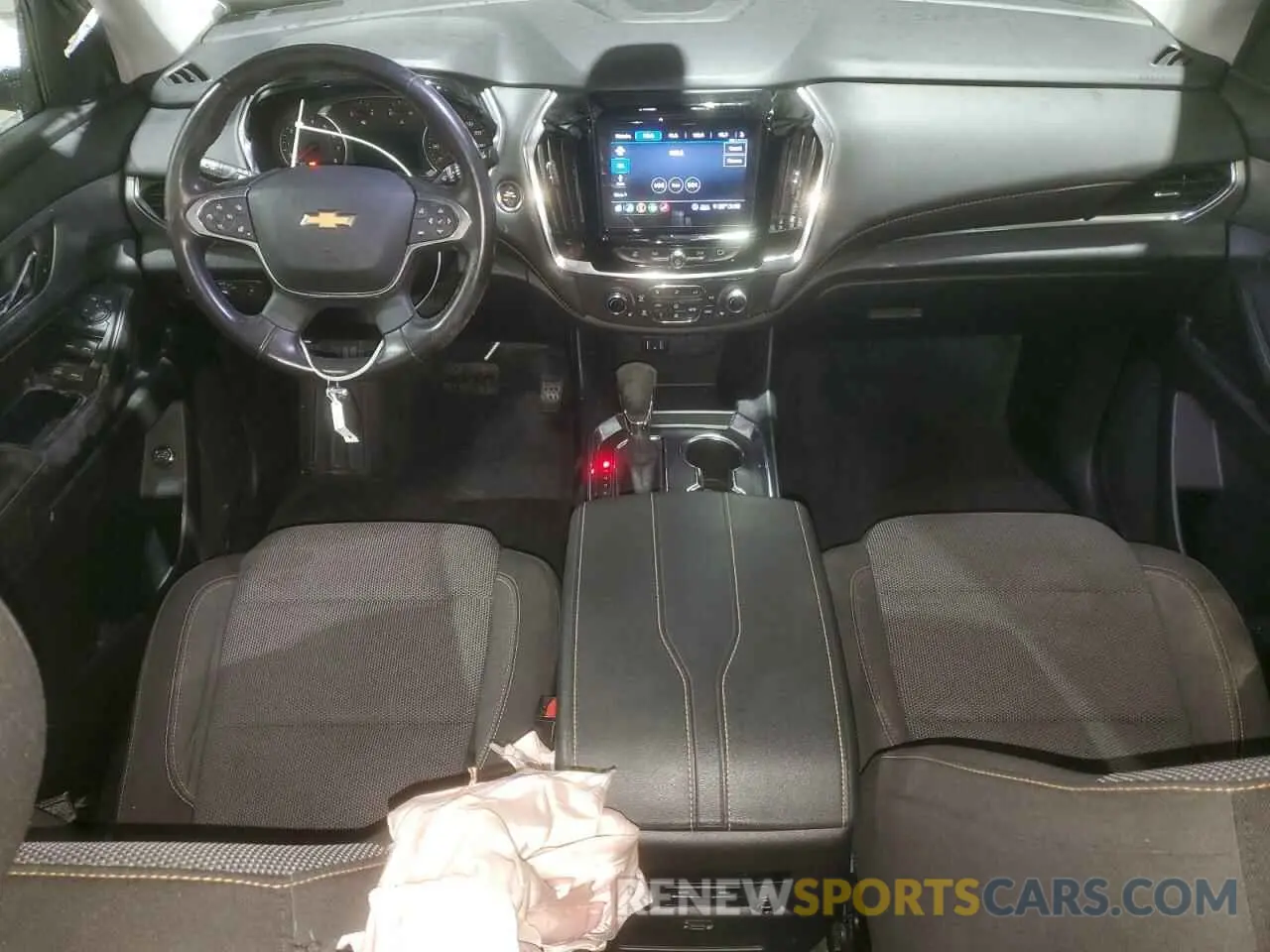 8 fotografías del automóvil dañado 1GNEVGKW3MJ135904 CHEVROLET TRAVERSE 2021
