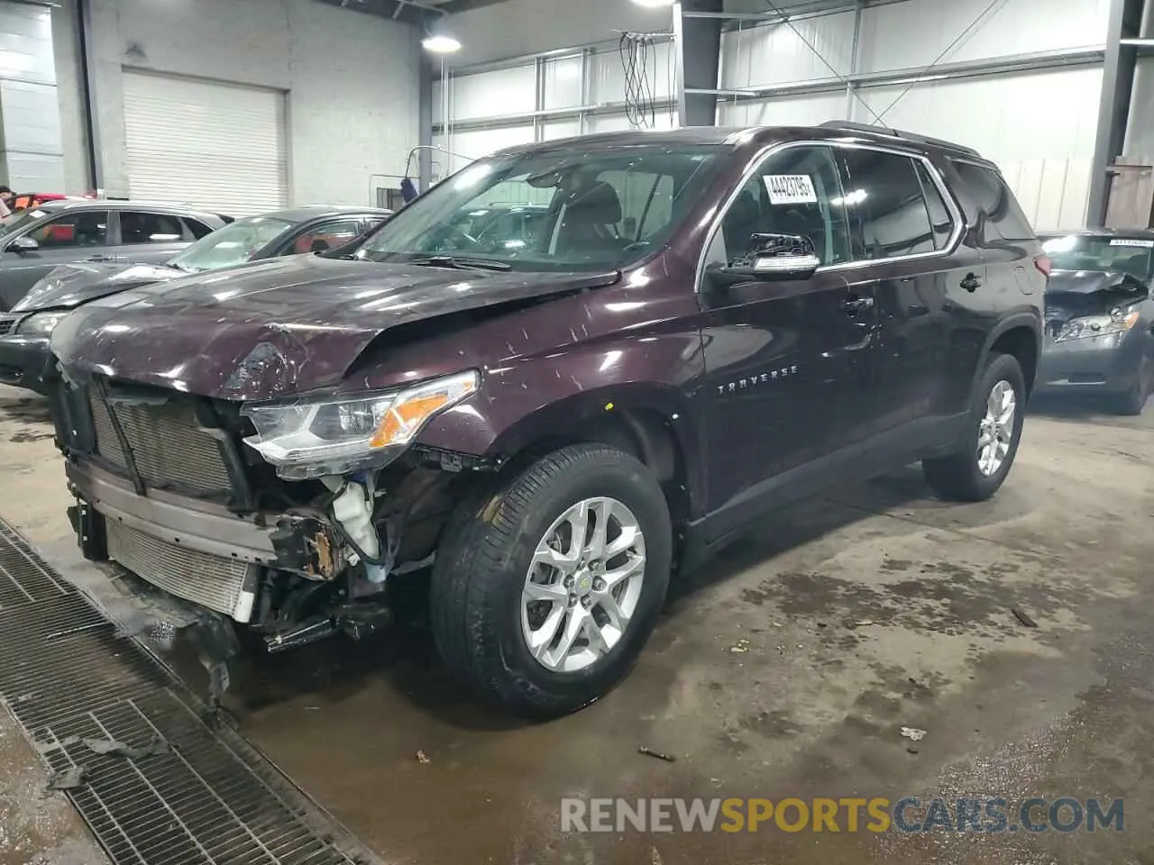 1 fotografías del automóvil dañado 1GNEVGKW3MJ257887 CHEVROLET TRAVERSE 2021