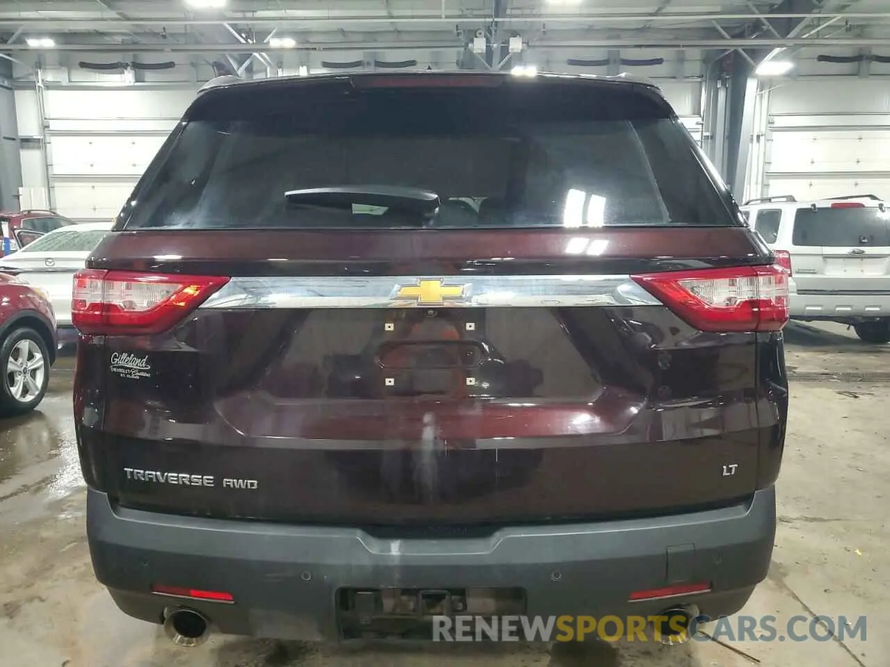 6 fotografías del automóvil dañado 1GNEVGKW3MJ257887 CHEVROLET TRAVERSE 2021