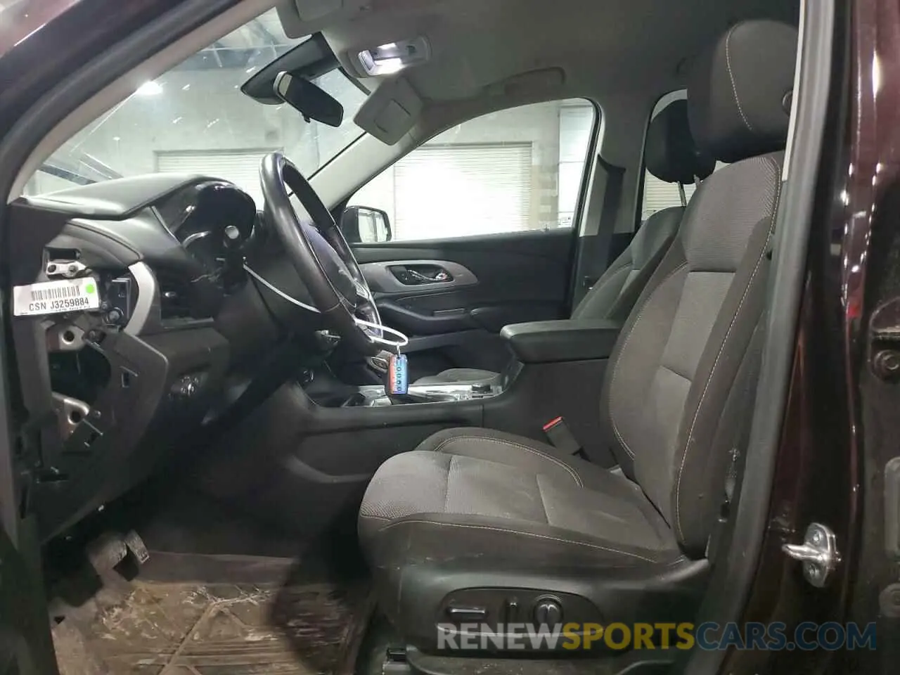 7 fotografías del automóvil dañado 1GNEVGKW3MJ257887 CHEVROLET TRAVERSE 2021