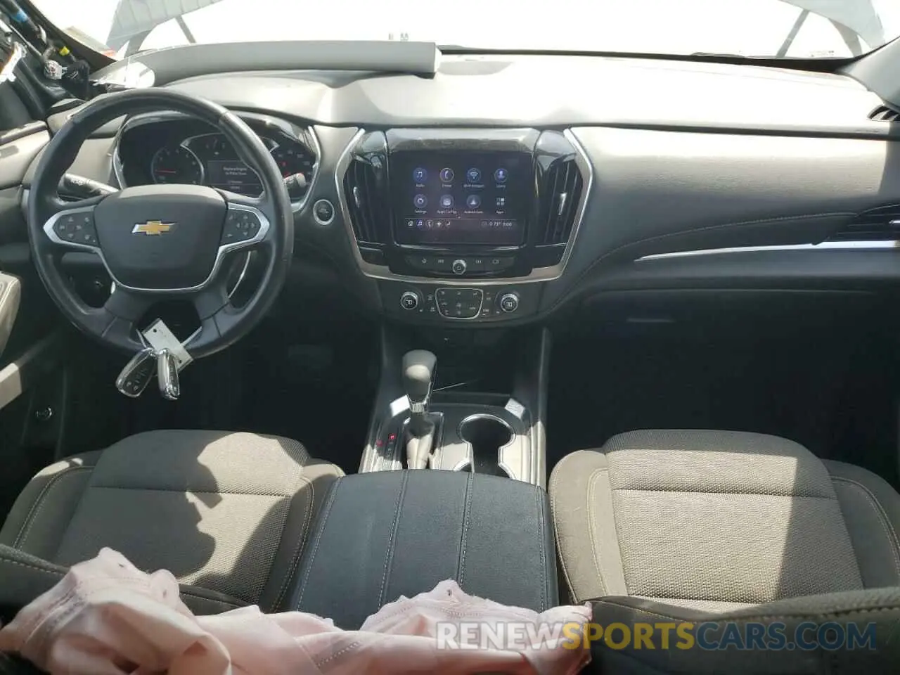 8 fotografías del automóvil dañado 1GNEVGKW8MJ141696 CHEVROLET TRAVERSE 2021