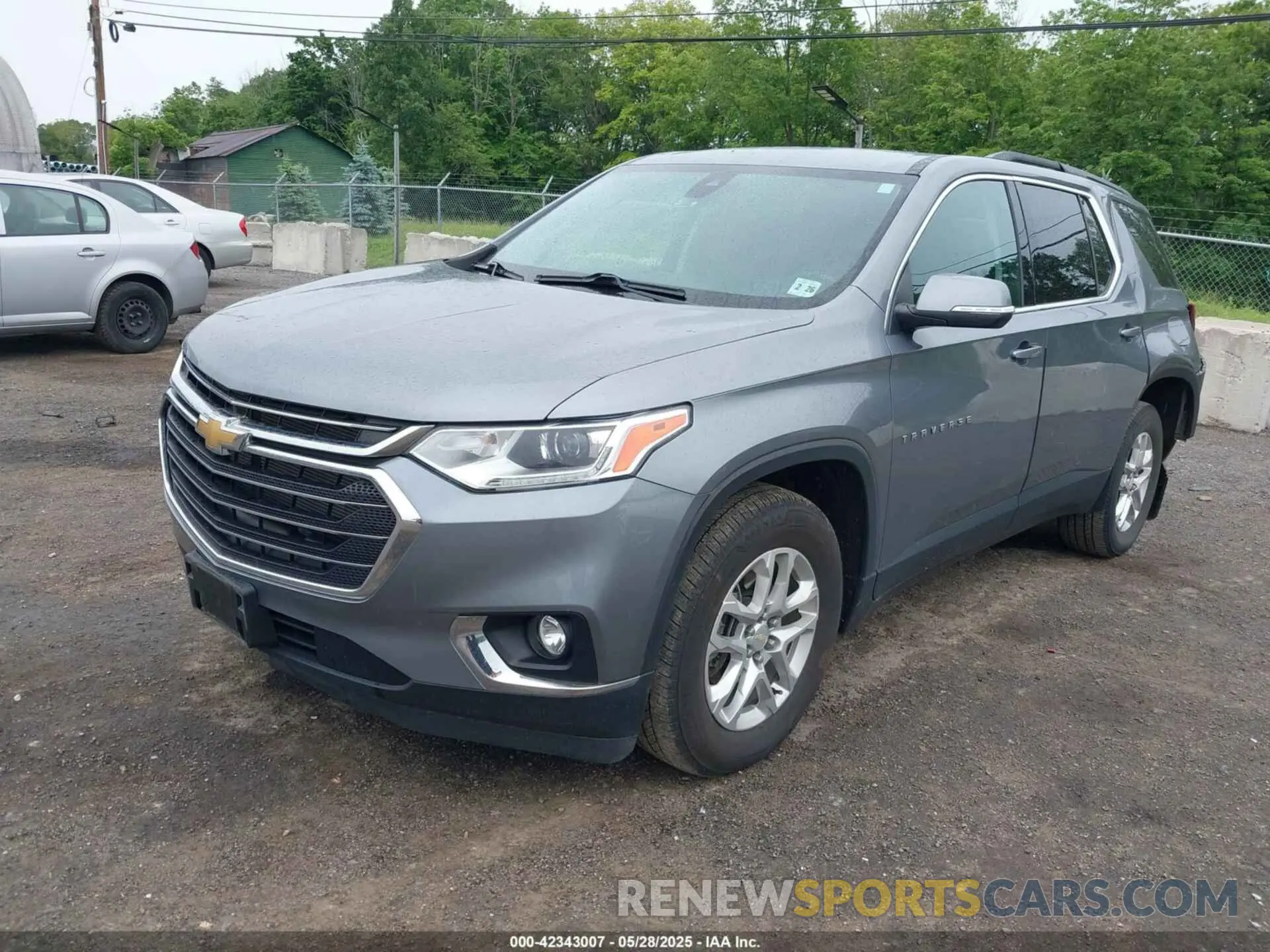 2 fotografías del automóvil dañado 1GNEVGKW9MJ159396 CHEVROLET TRAVERSE 2021