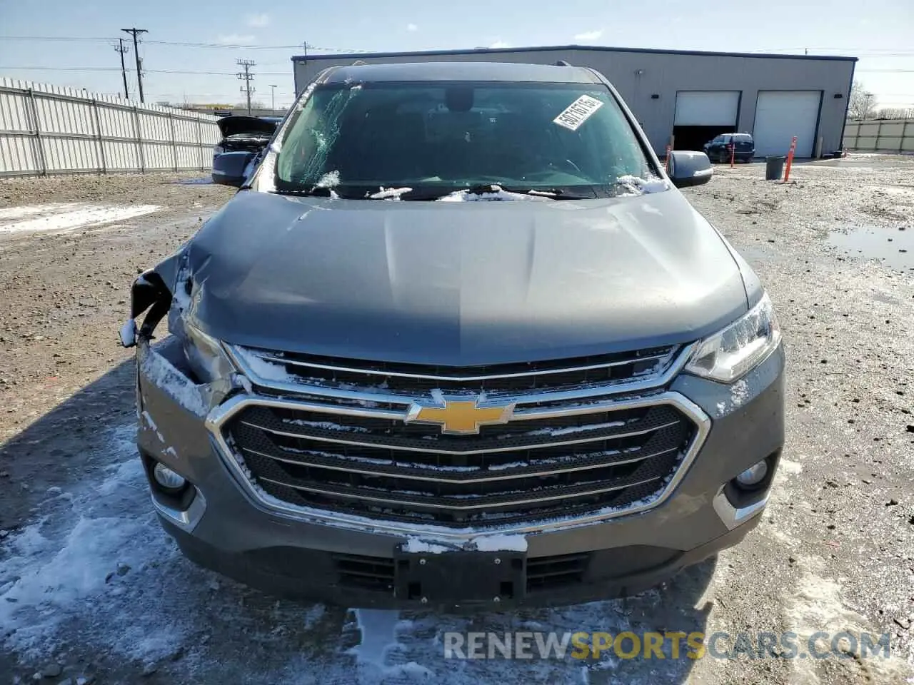 5 fotografías del automóvil dañado 1GNEVHKW1MJ175582 CHEVROLET TRAVERSE 2021