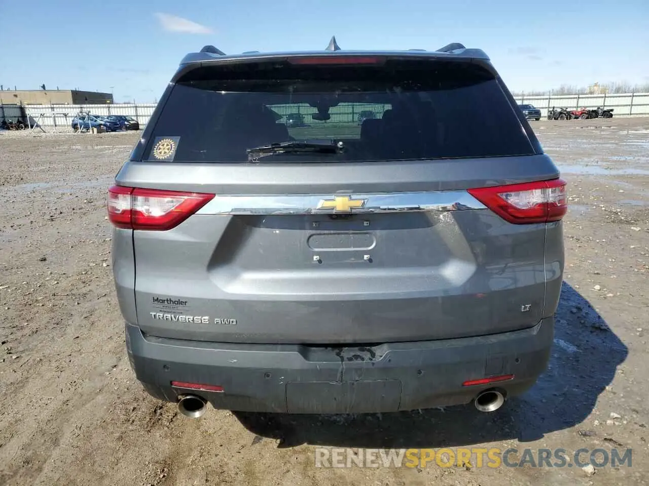 6 fotografías del automóvil dañado 1GNEVHKW1MJ175582 CHEVROLET TRAVERSE 2021