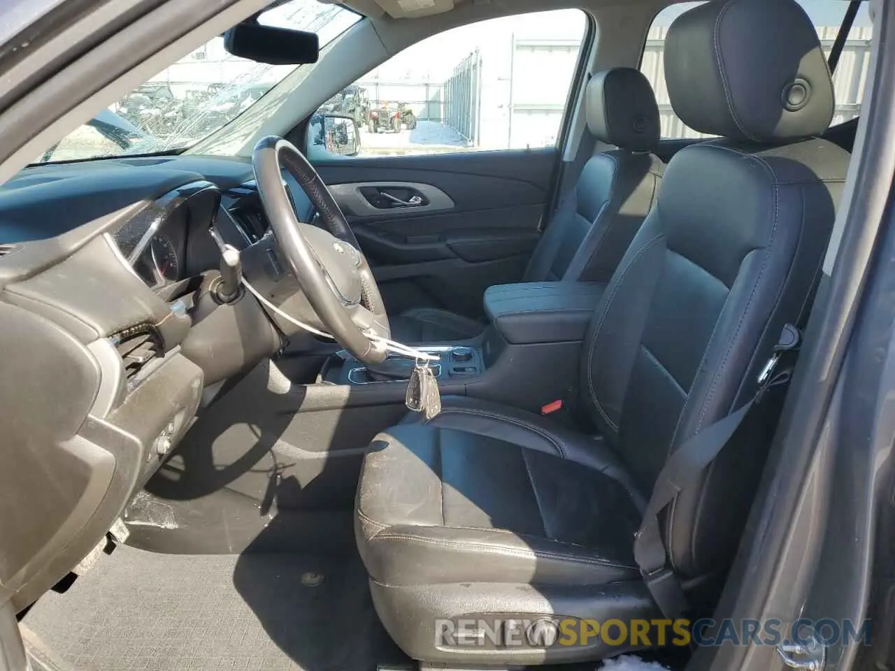 7 fotografías del automóvil dañado 1GNEVHKW1MJ175582 CHEVROLET TRAVERSE 2021