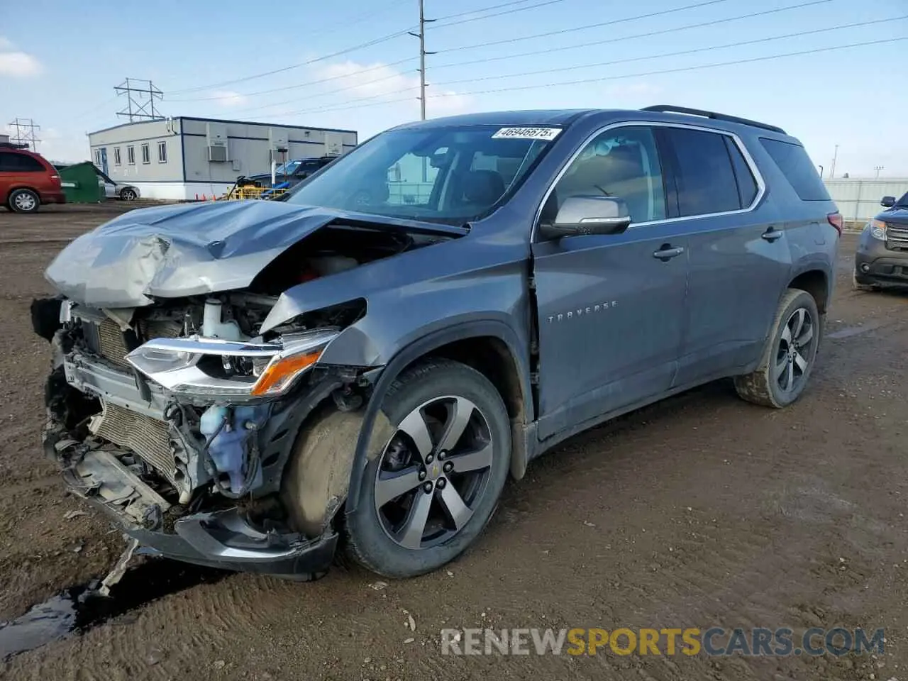 1 fotografías del automóvil dañado 1GNEVHKW2MJ174540 CHEVROLET TRAVERSE 2021