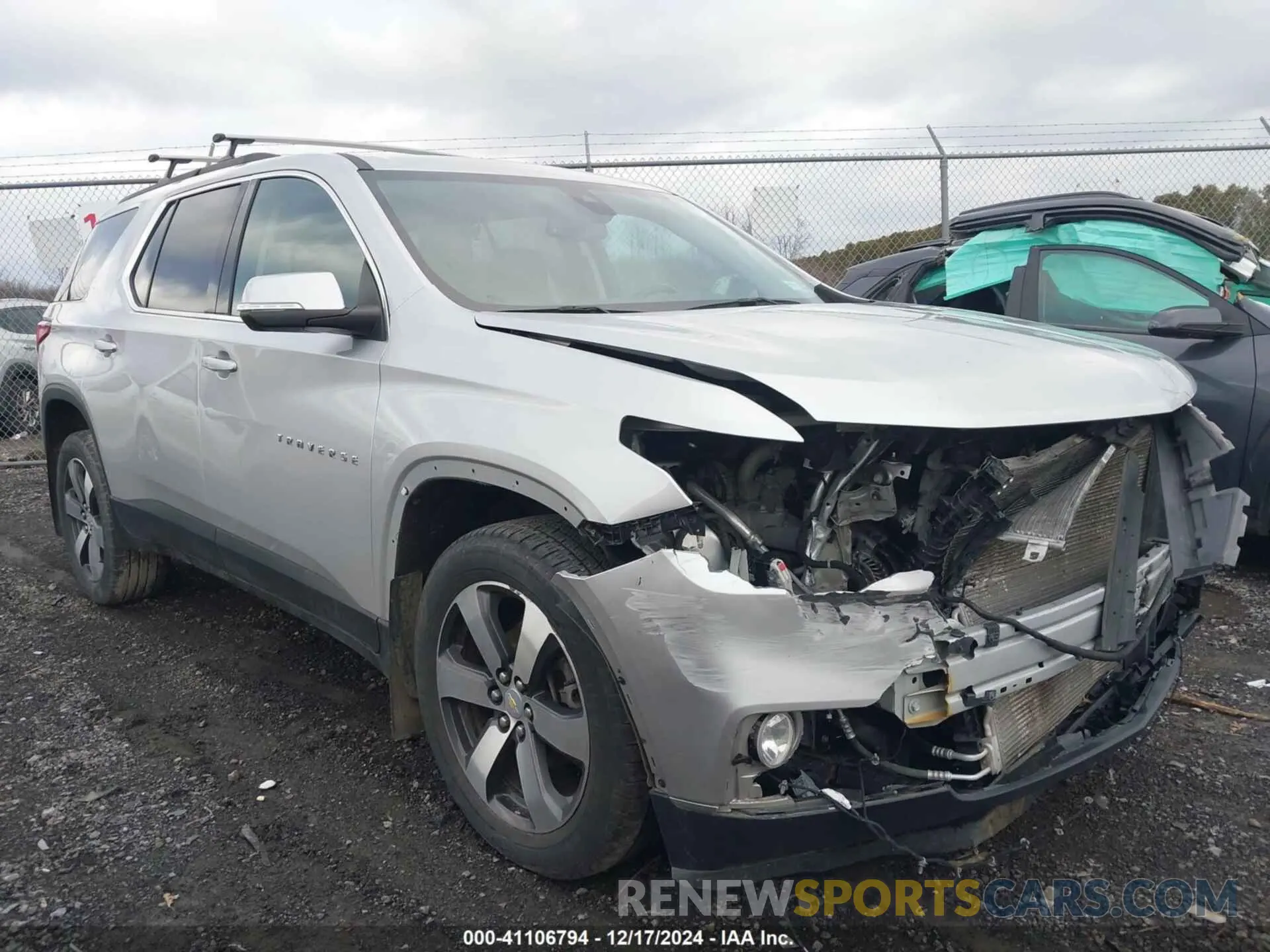 1 fotografías del automóvil dañado 1GNEVHKW3MJ185014 CHEVROLET TRAVERSE 2021