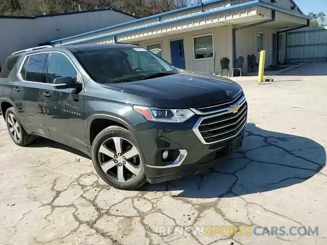 12 fotografías del automóvil dañado 1GNEVHKW5MJ157974 CHEVROLET TRAVERSE 2021