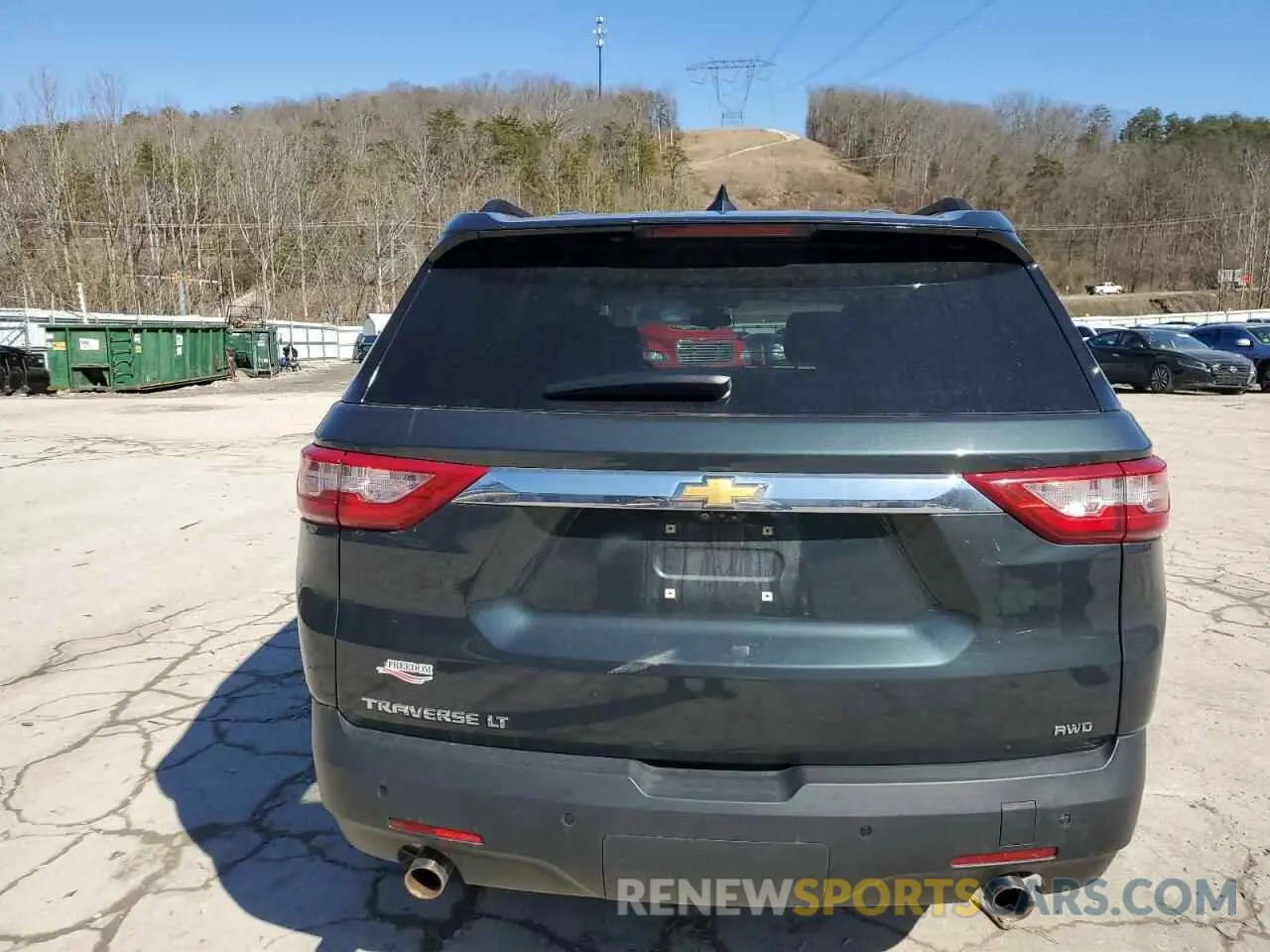 6 fotografías del automóvil dañado 1GNEVHKW5MJ157974 CHEVROLET TRAVERSE 2021