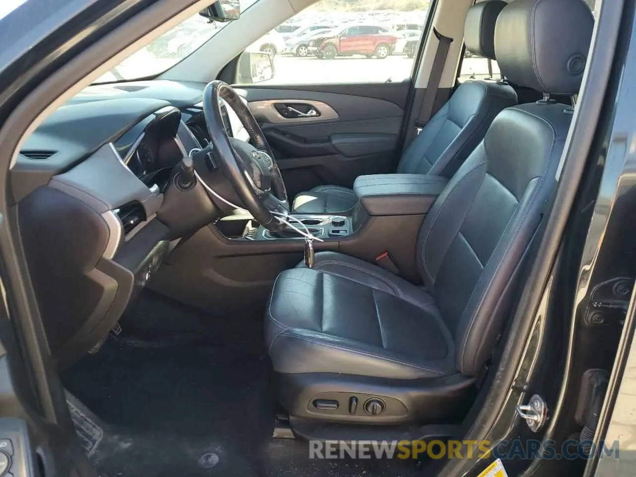 7 fotografías del automóvil dañado 1GNEVHKW5MJ157974 CHEVROLET TRAVERSE 2021