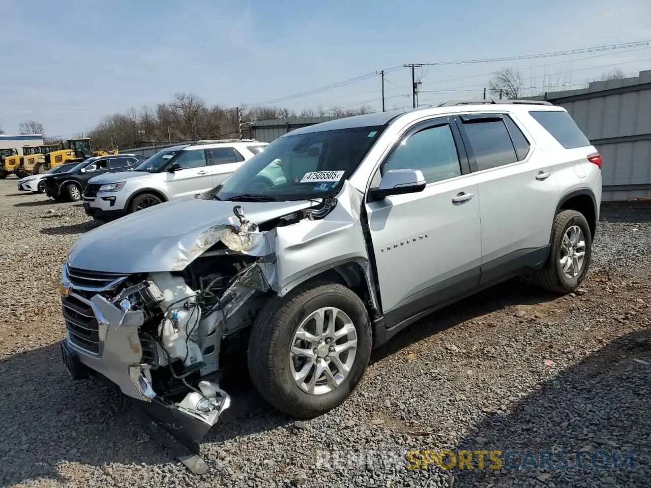 1 fotografías del automóvil dañado 1GNEVHKW8MJ160755 CHEVROLET TRAVERSE 2021
