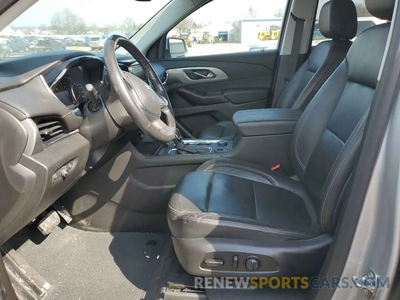 7 fotografías del automóvil dañado 1GNEVHKW8MJ160755 CHEVROLET TRAVERSE 2021