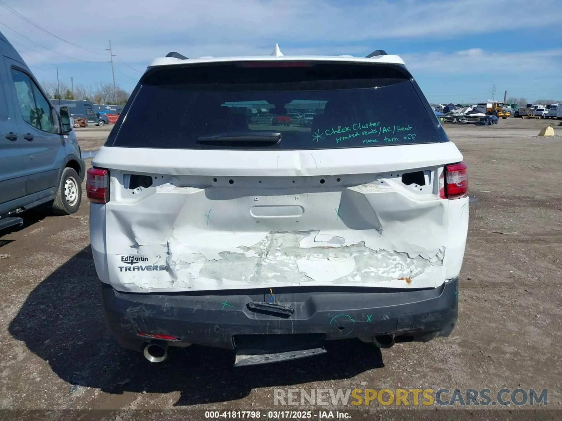 16 fotografías del automóvil dañado 1GNEVHKW9MJ206271 CHEVROLET TRAVERSE 2021