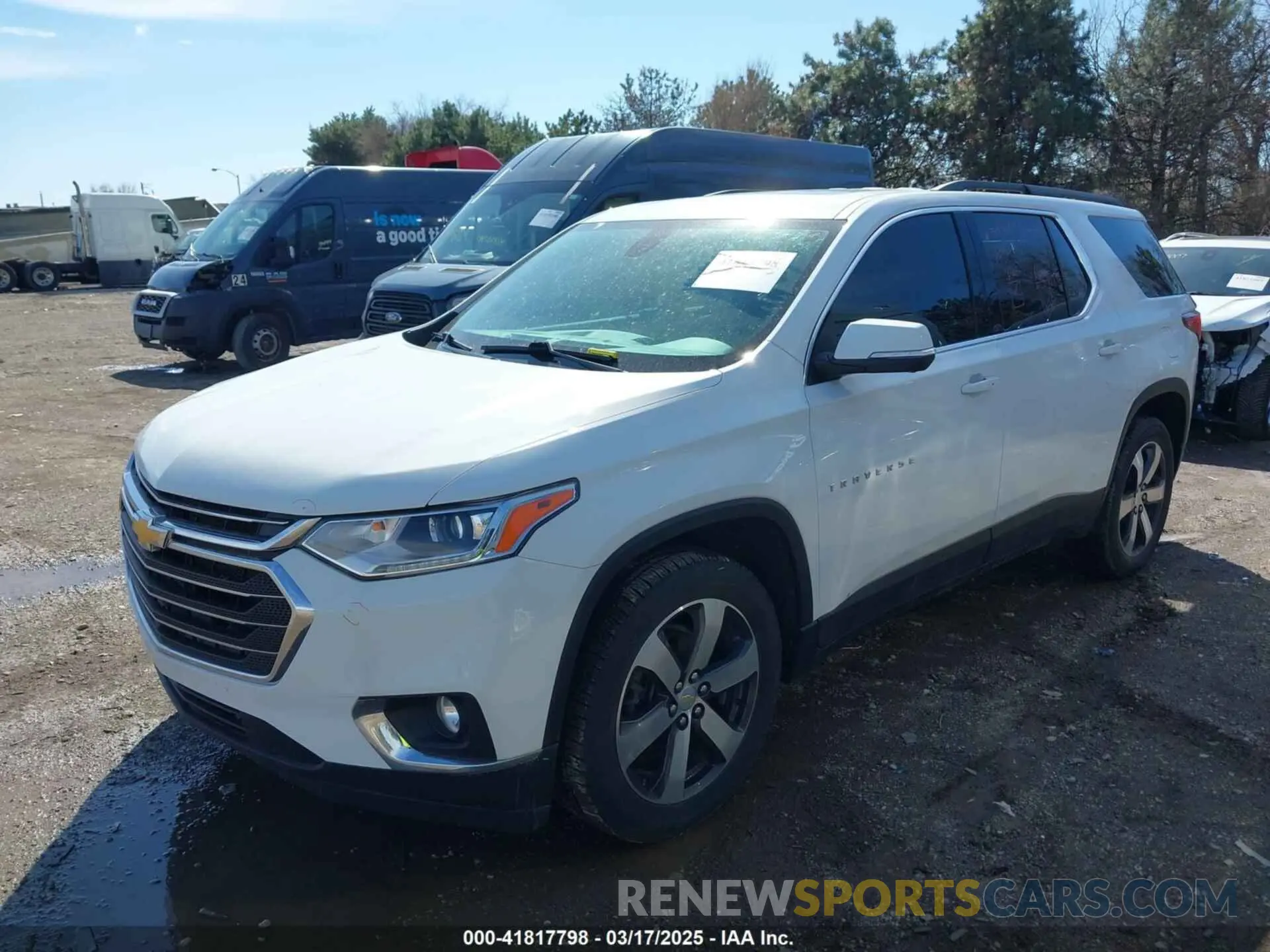 2 fotografías del automóvil dañado 1GNEVHKW9MJ206271 CHEVROLET TRAVERSE 2021