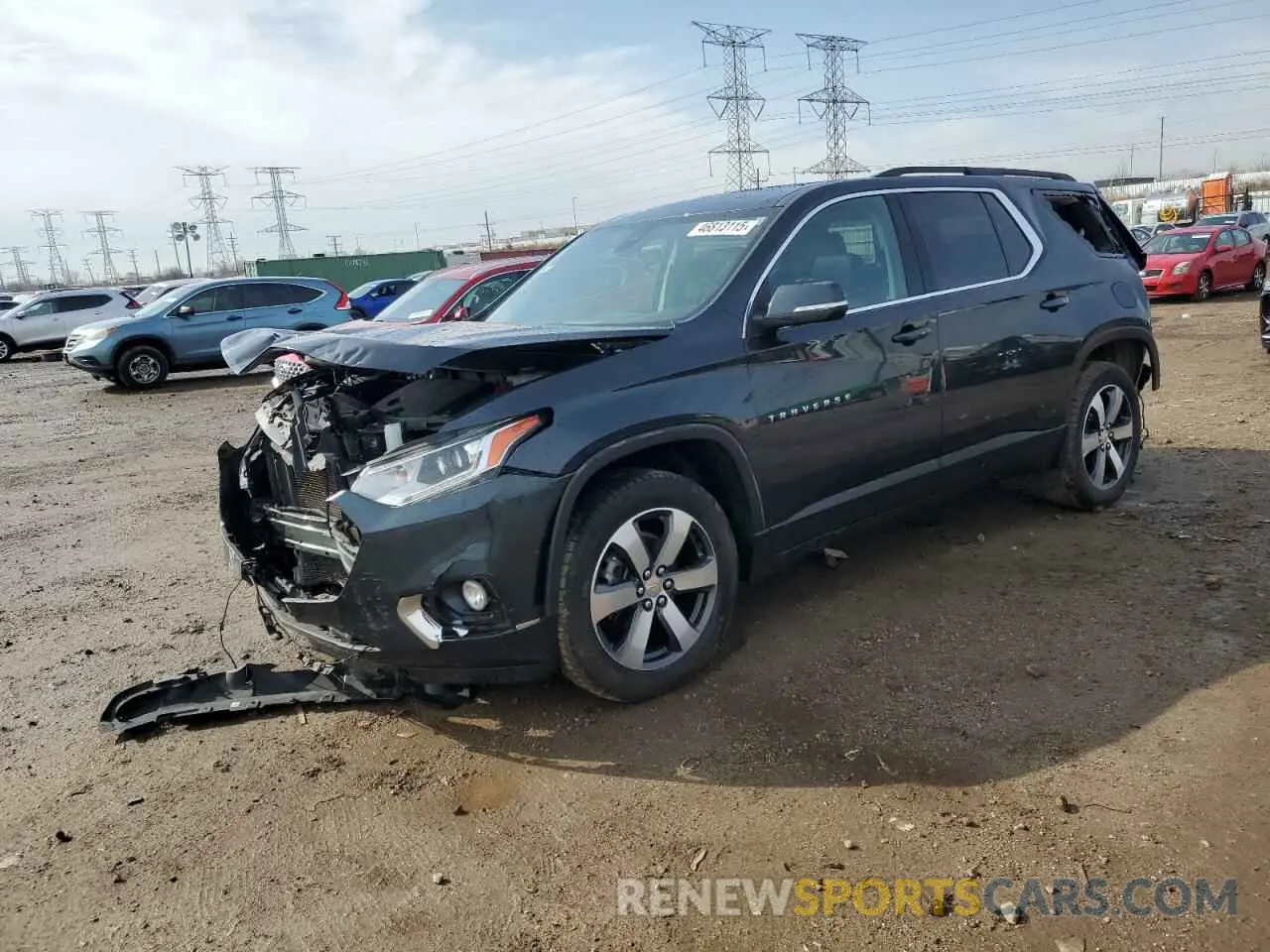 1 fotografías del automóvil dañado 1GNEVHKWXMJ174155 CHEVROLET TRAVERSE 2021