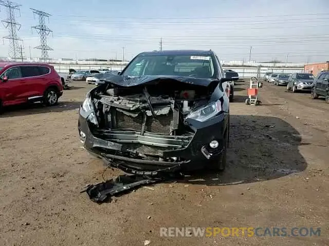12 fotografías del automóvil dañado 1GNEVHKWXMJ174155 CHEVROLET TRAVERSE 2021