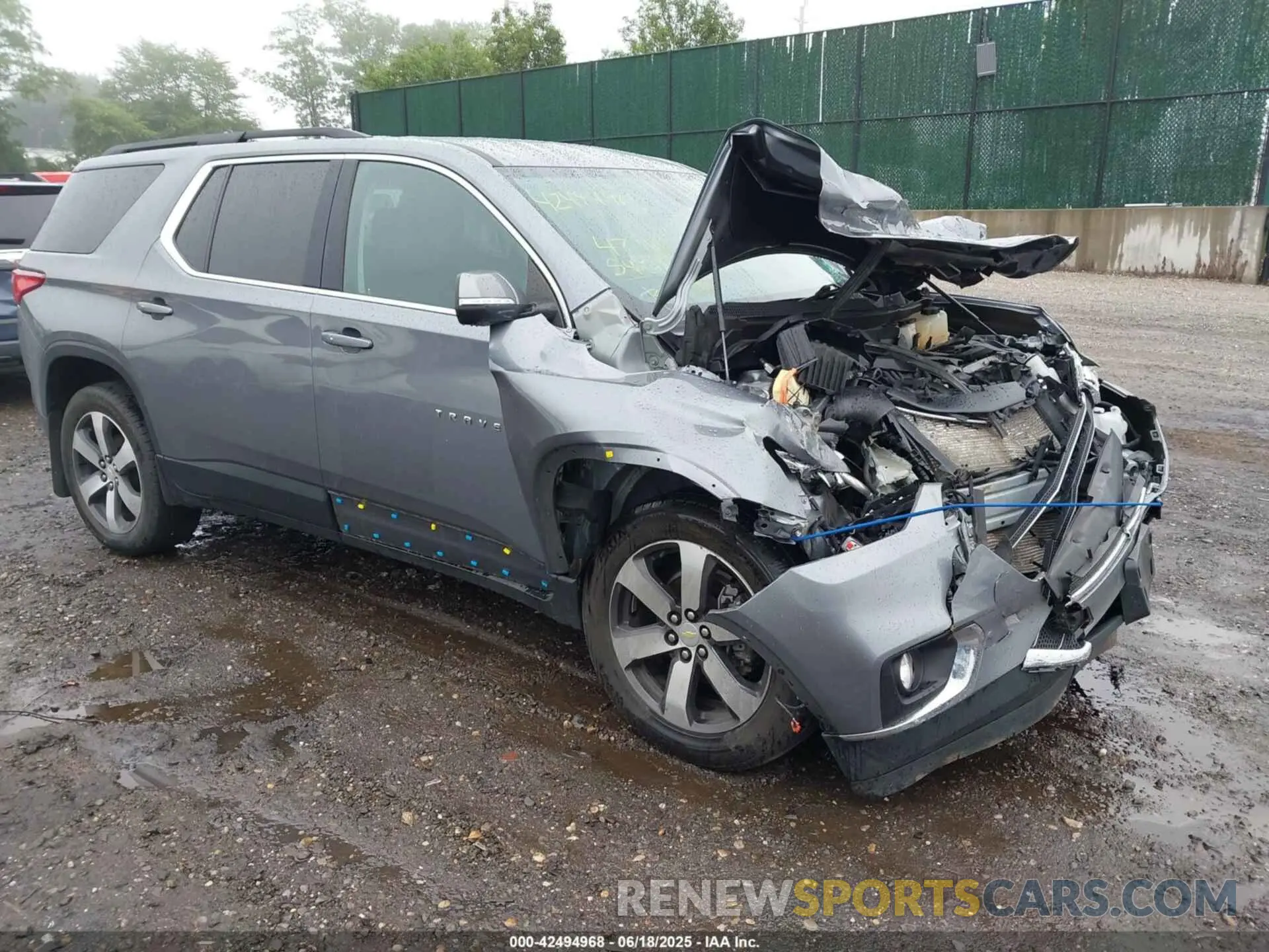 1 fotografías del automóvil dañado 1GNEVHKWXMJ220888 CHEVROLET TRAVERSE 2021
