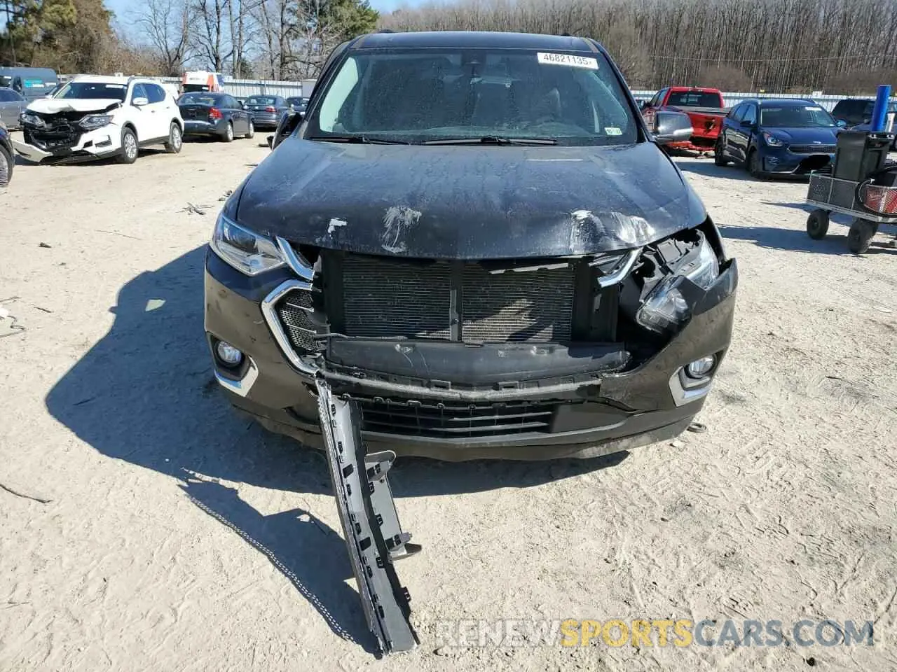5 fotografías del automóvil dañado 1GNEVHKWXMJ251378 CHEVROLET TRAVERSE 2021