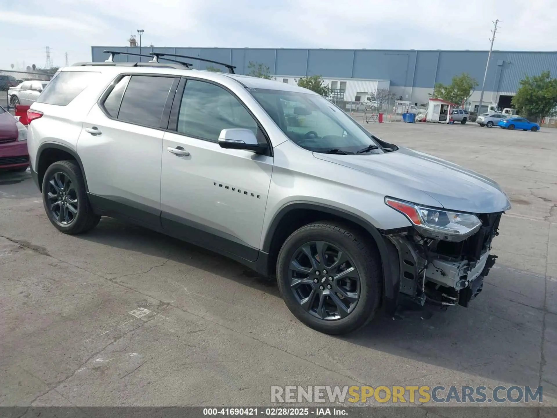 1 fotografías del automóvil dañado 1GNEVJKW1MJ183186 CHEVROLET TRAVERSE 2021