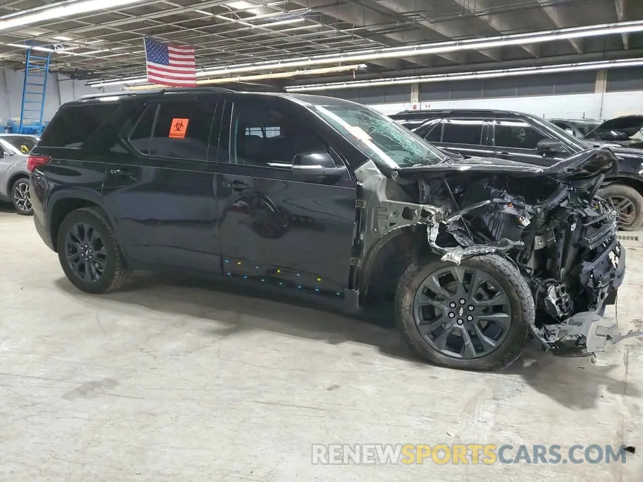 4 fotografías del automóvil dañado 1GNEVJKW2MJ113020 CHEVROLET TRAVERSE 2021
