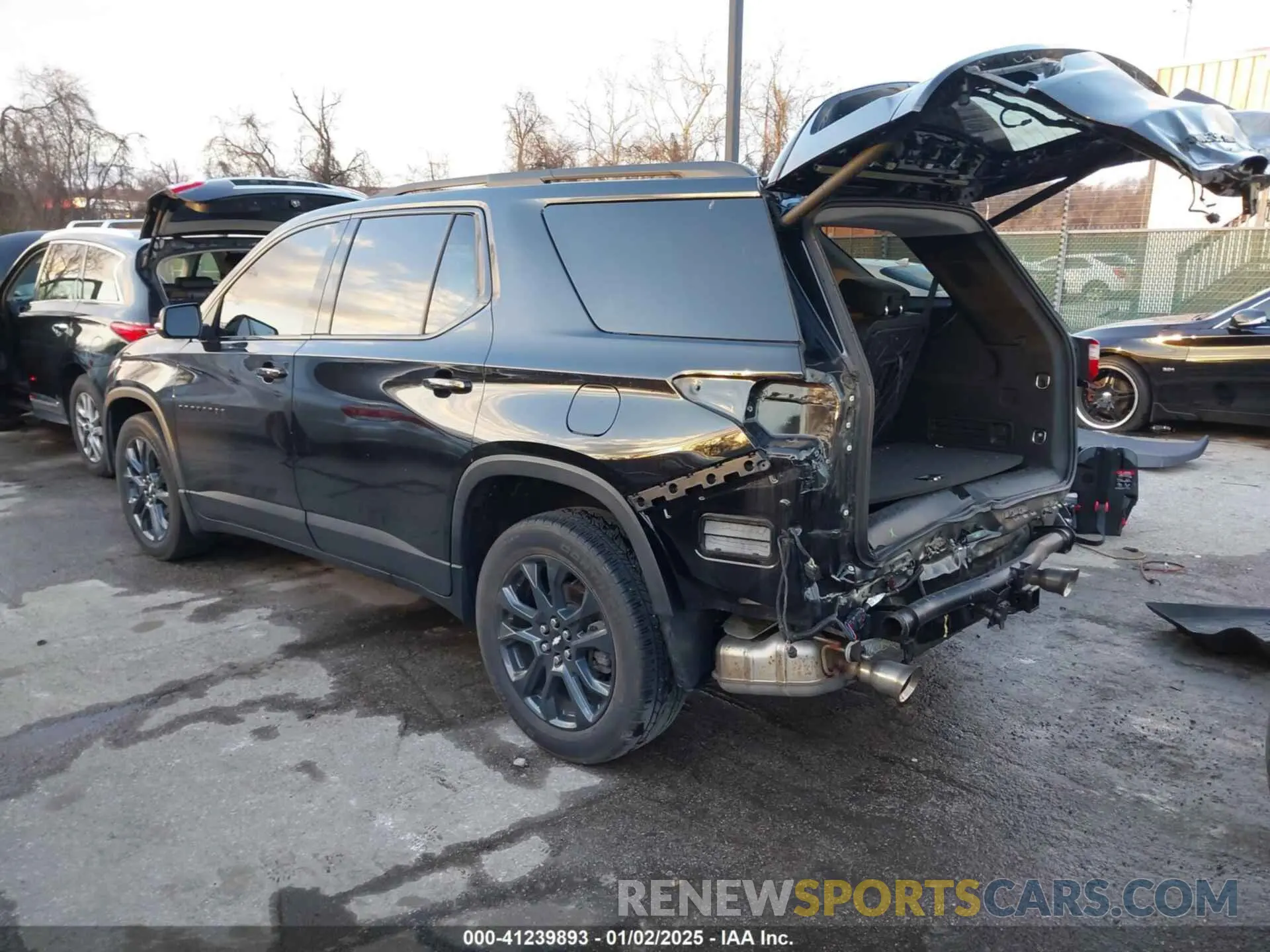 3 fotografías del automóvil dañado 1GNEVJKW2MJ115124 CHEVROLET TRAVERSE 2021