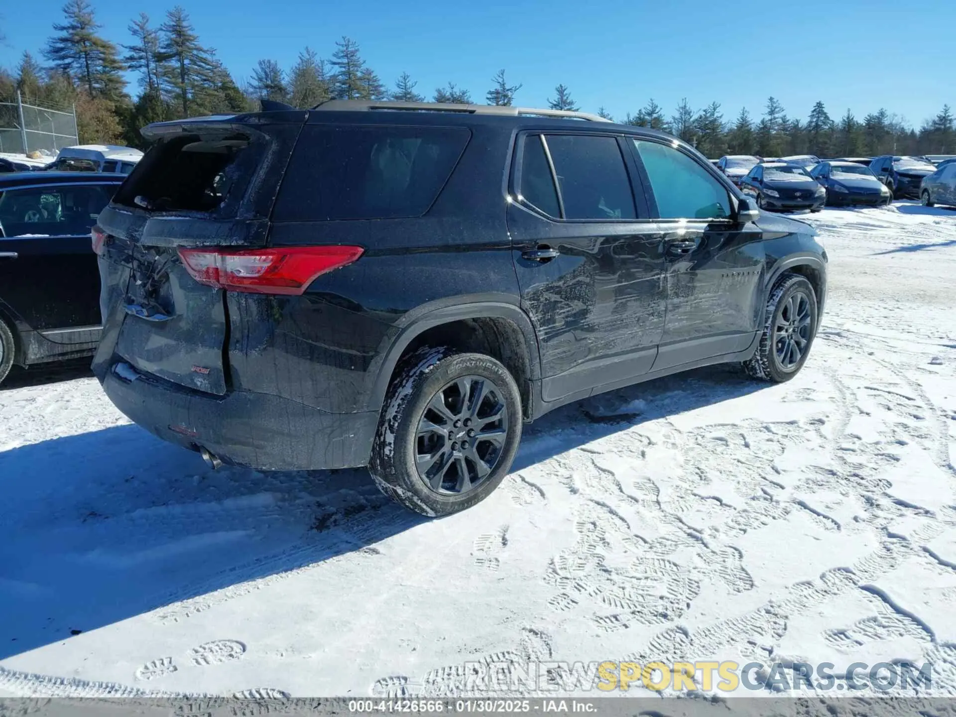 4 fotografías del automóvil dañado 1GNEVJKW2MJ253522 CHEVROLET TRAVERSE 2021