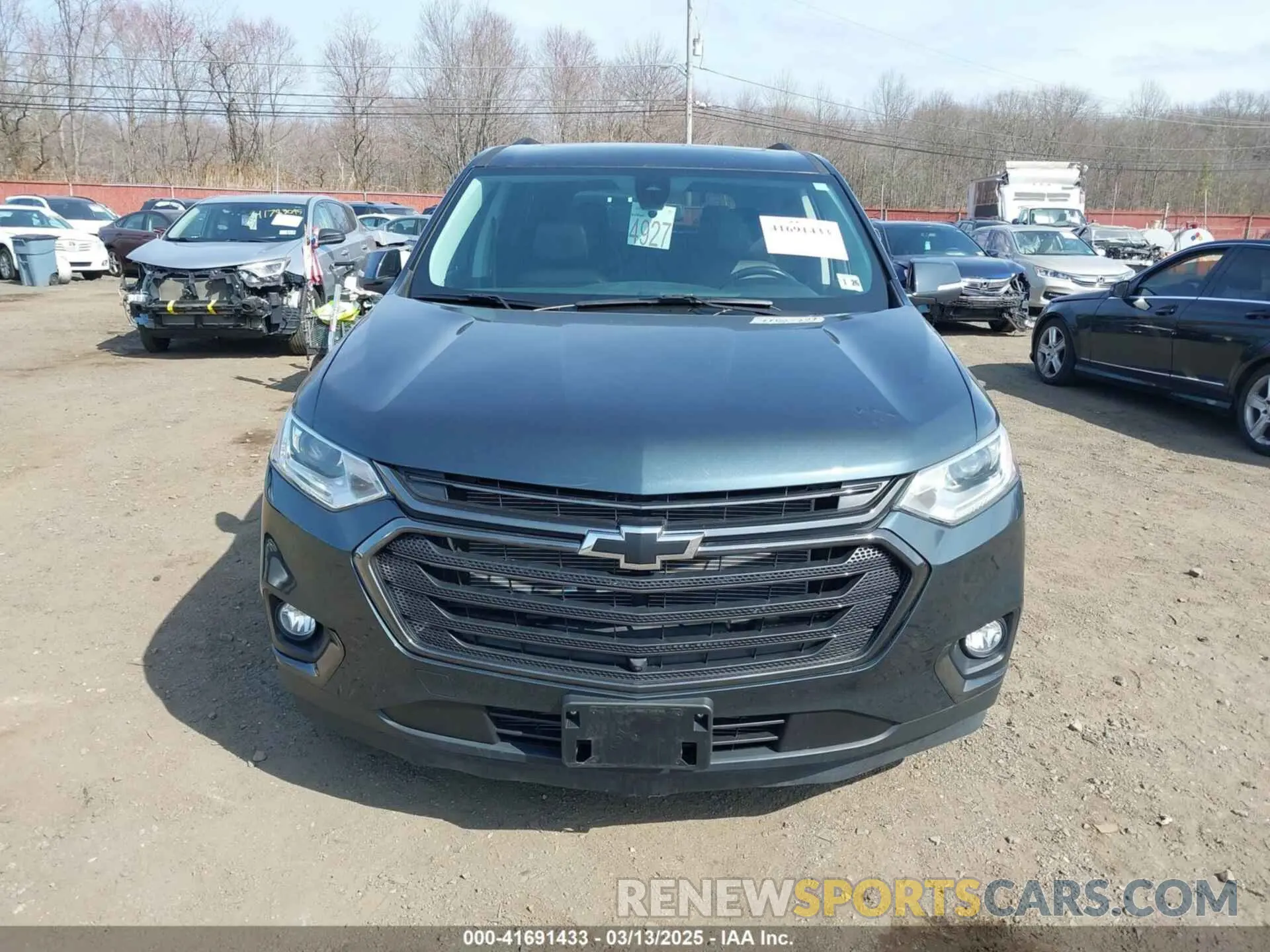 12 fotografías del automóvil dañado 1GNEVJKW4MJ141708 CHEVROLET TRAVERSE 2021