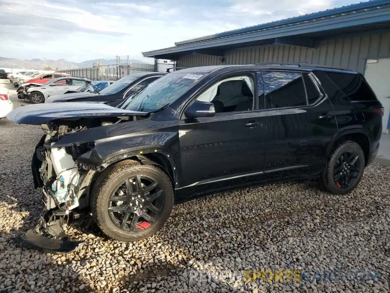 1 fotografías del automóvil dañado 1GNEVKKW5MJ242343 CHEVROLET TRAVERSE 2021