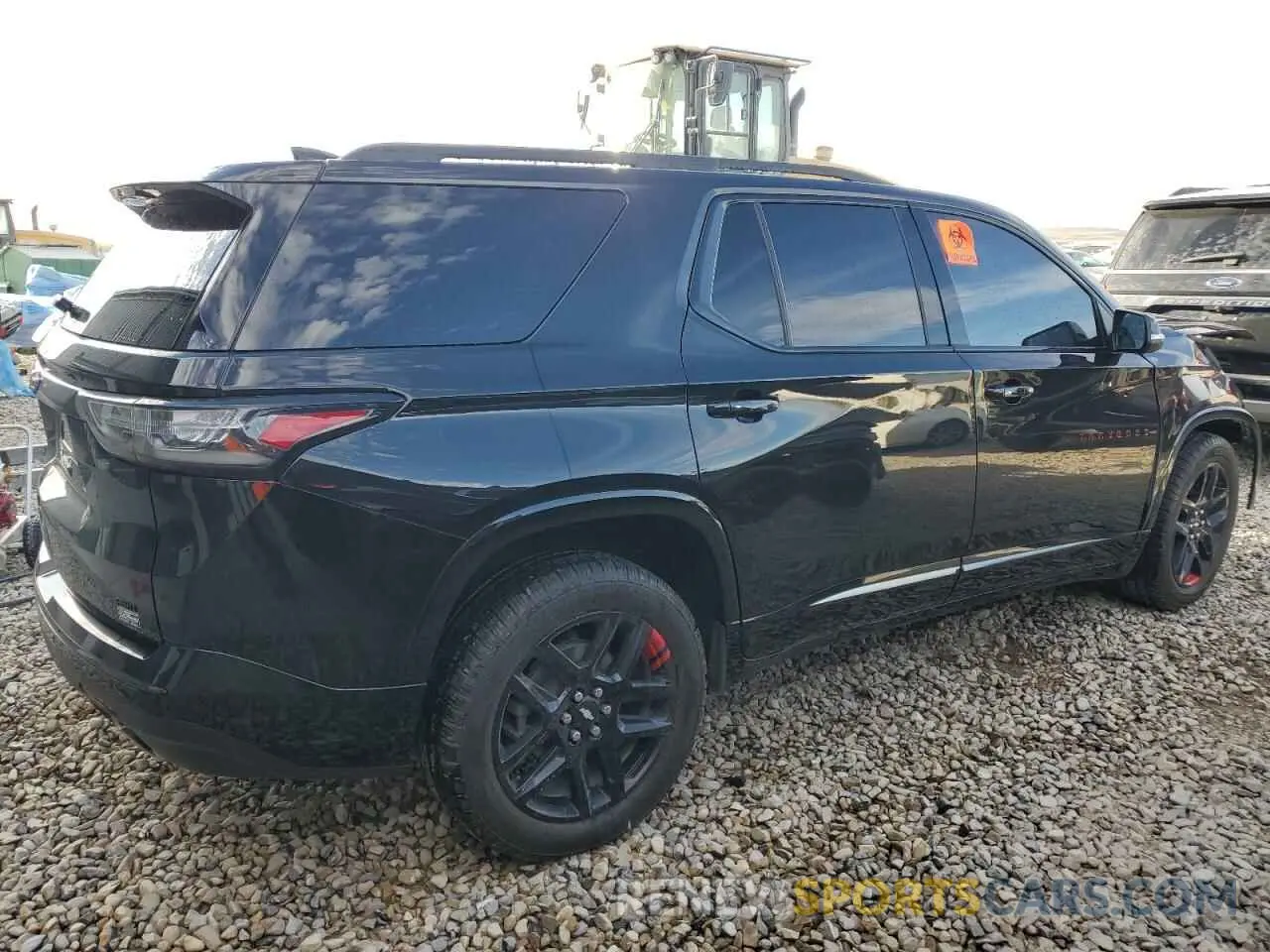 3 fotografías del automóvil dañado 1GNEVKKW5MJ242343 CHEVROLET TRAVERSE 2021