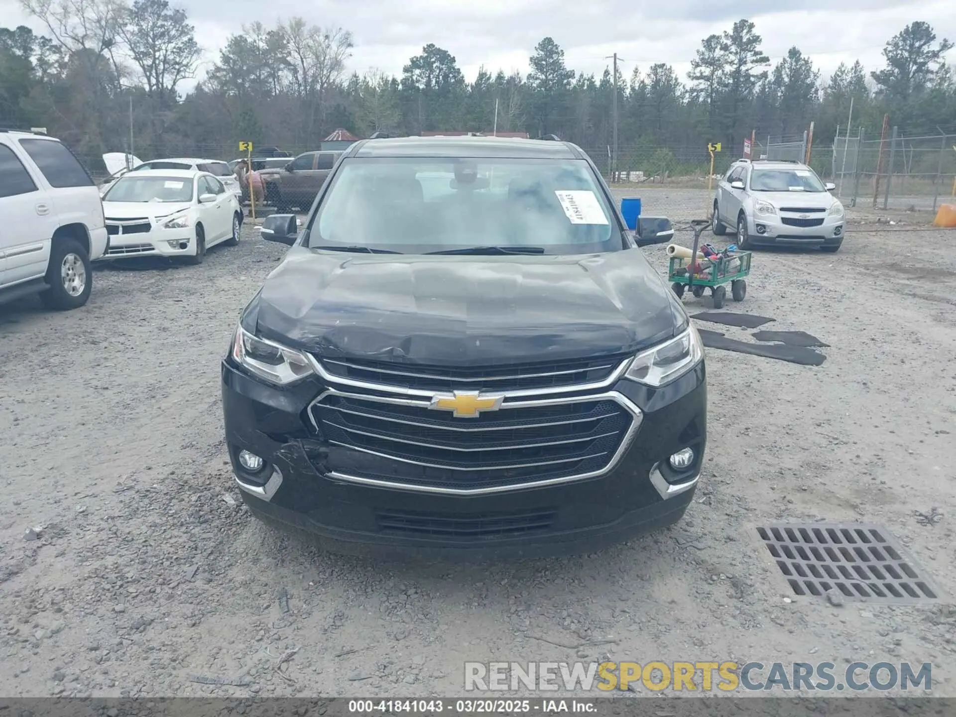 12 fotografías del automóvil dañado 1GNEVMKW8MJ219280 CHEVROLET TRAVERSE 2021