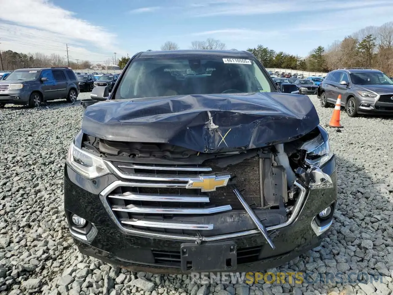 5 fotografías del automóvil dañado 1GNEVNKW5MJ176538 CHEVROLET TRAVERSE 2021