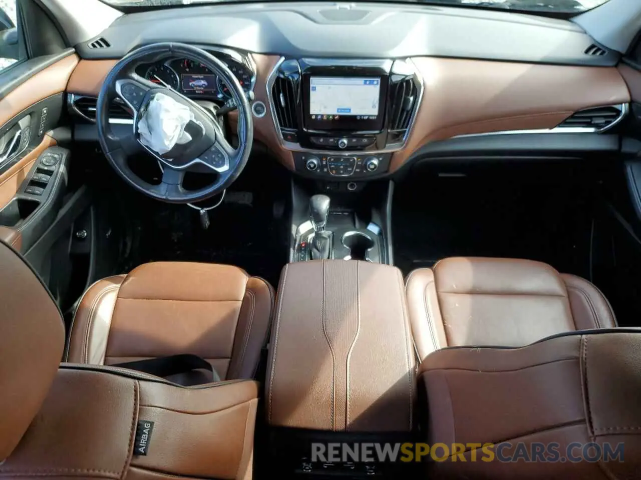 8 fotografías del automóvil dañado 1GNEVNKW5MJ176538 CHEVROLET TRAVERSE 2021