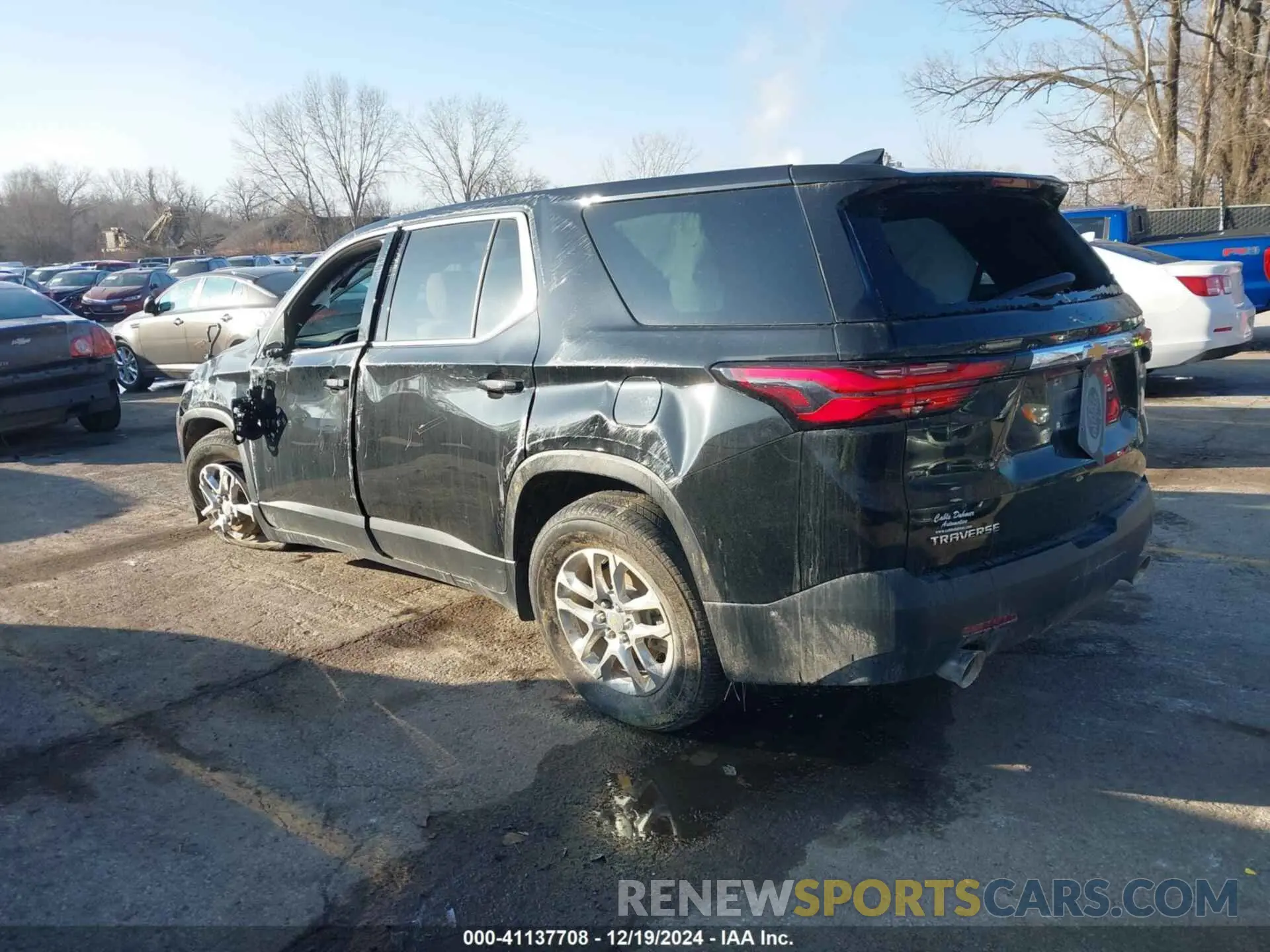 3 fotografías del automóvil dañado 1GNERFKW1NJ100164 CHEVROLET TRAVERSE 2022