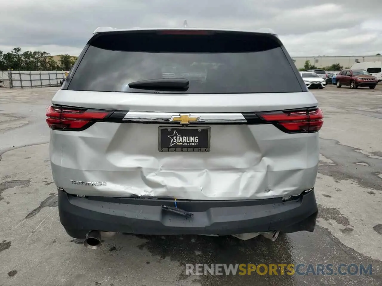 6 fotografías del automóvil dañado 1GNERFKW1NJ100987 CHEVROLET TRAVERSE 2022