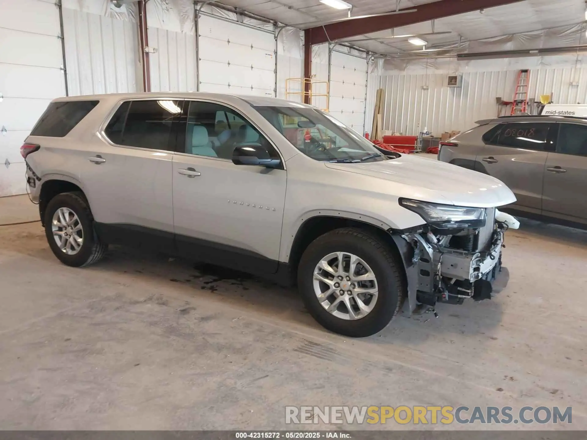 1 fotografías del automóvil dañado 1GNERFKW3NJ114938 CHEVROLET TRAVERSE 2022