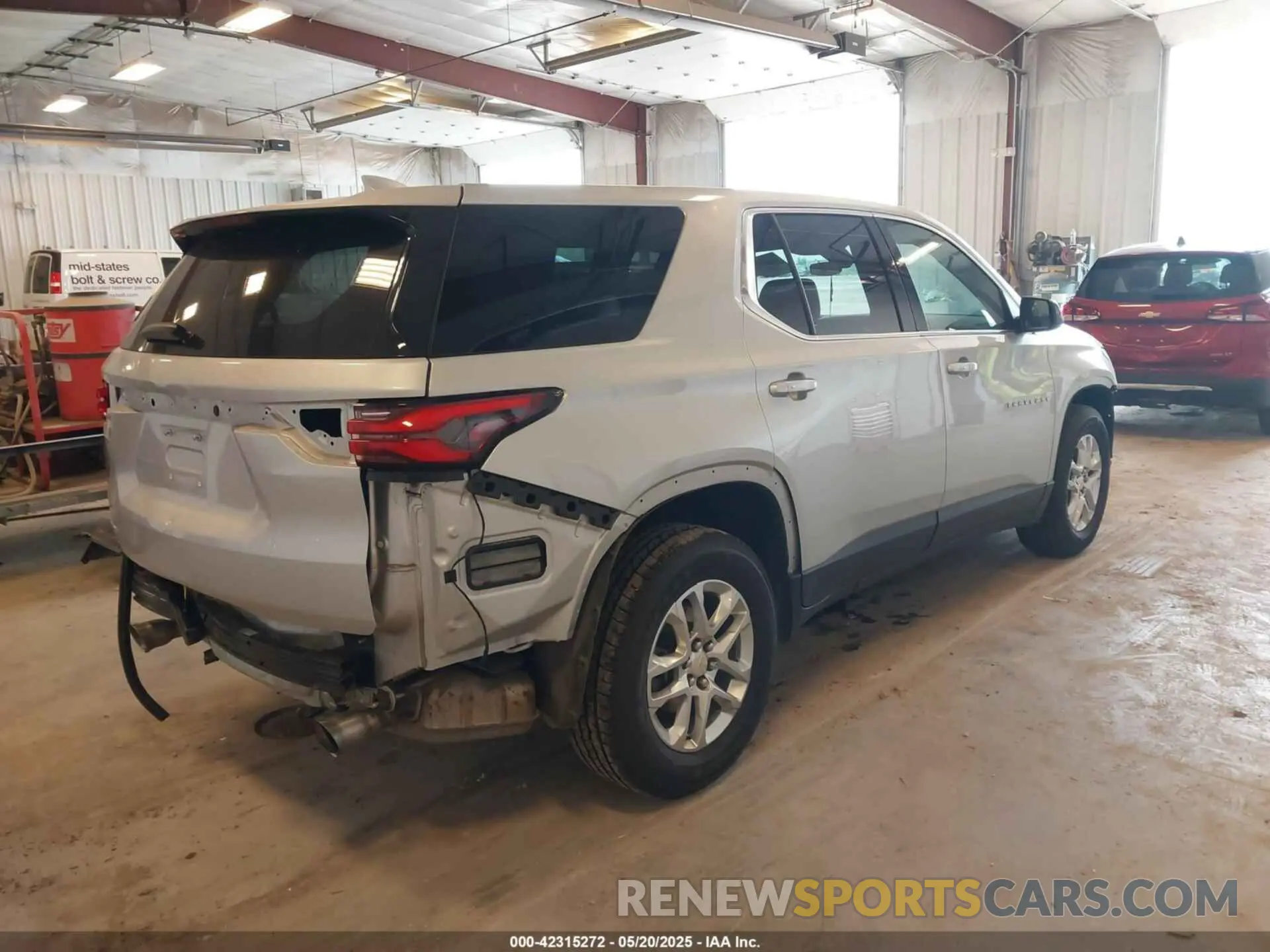 4 fotografías del automóvil dañado 1GNERFKW3NJ114938 CHEVROLET TRAVERSE 2022