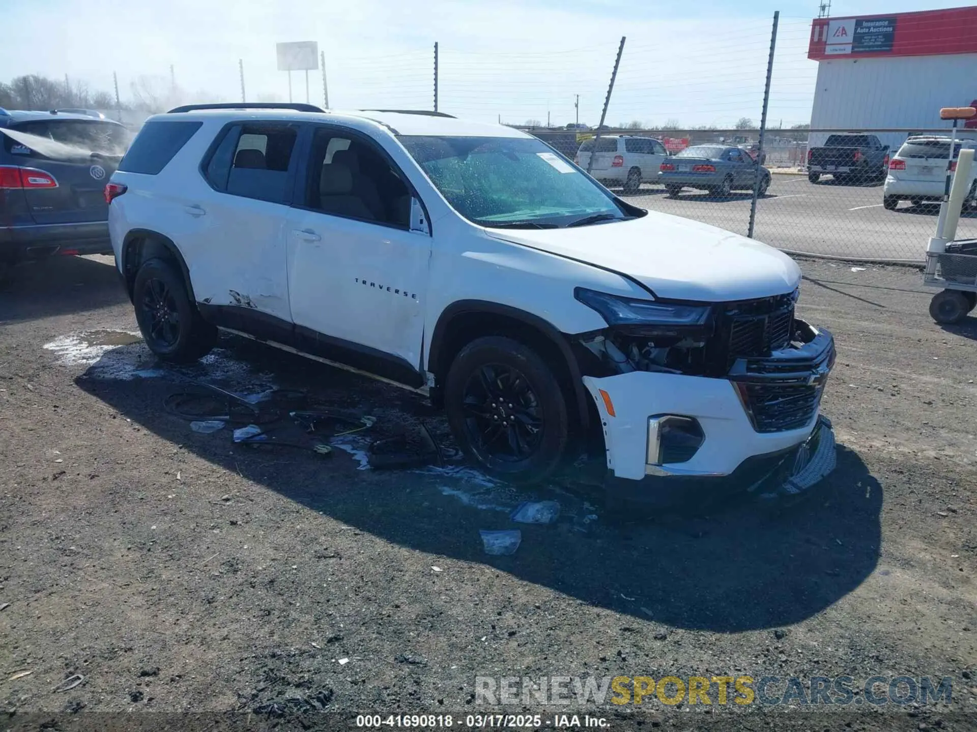 1 fotografías del automóvil dañado 1GNERFKW7NJ115171 CHEVROLET TRAVERSE 2022