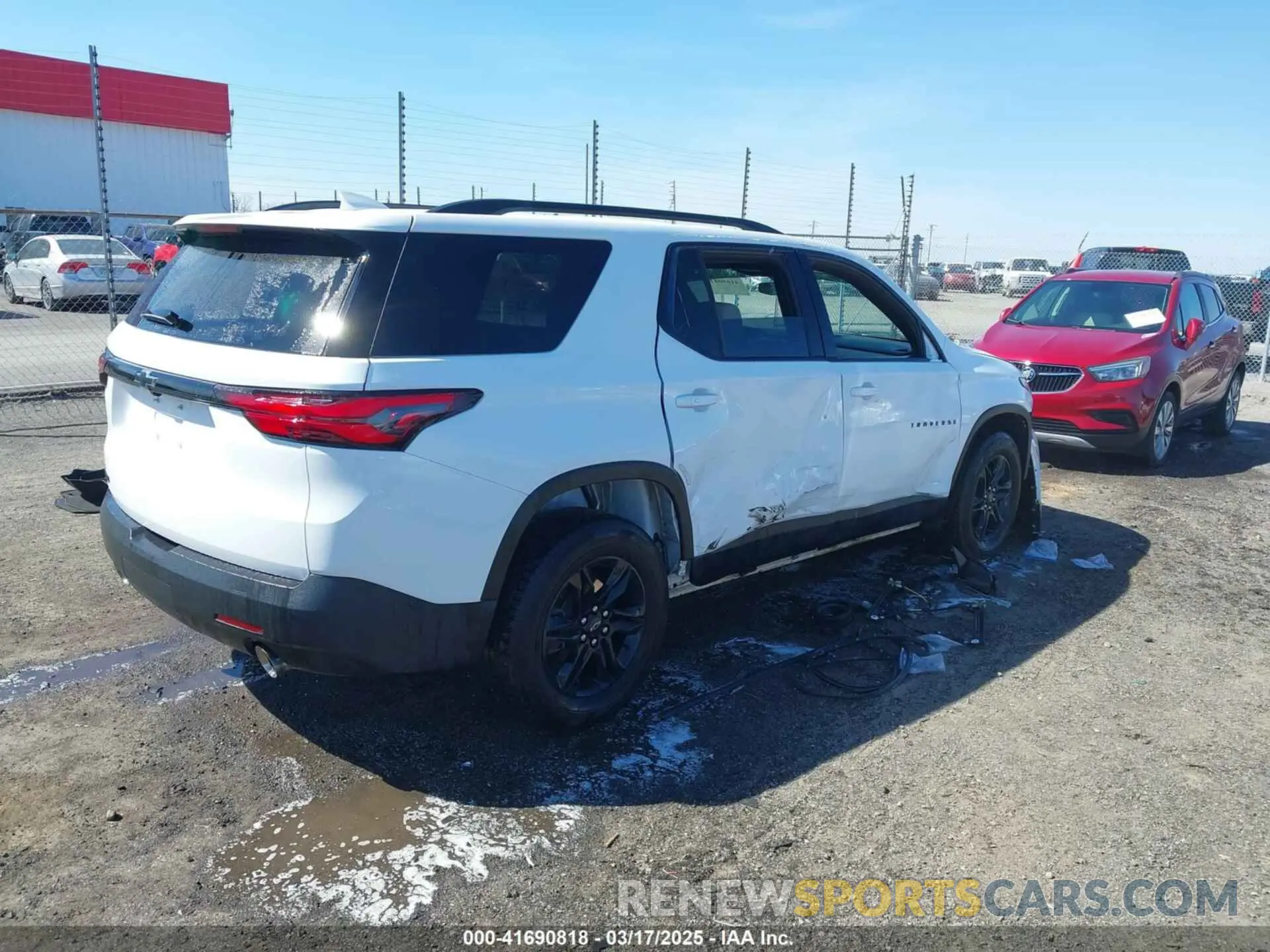 4 fotografías del automóvil dañado 1GNERFKW7NJ115171 CHEVROLET TRAVERSE 2022