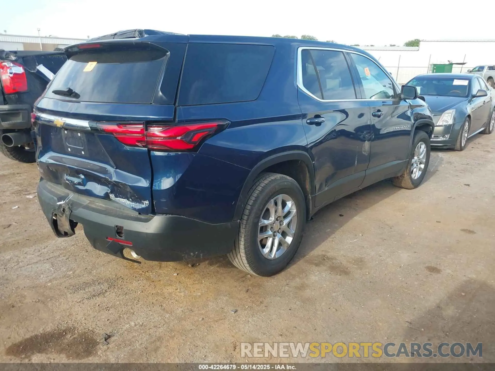 4 fotografías del automóvil dañado 1GNERFKW7NJ134688 CHEVROLET TRAVERSE 2022