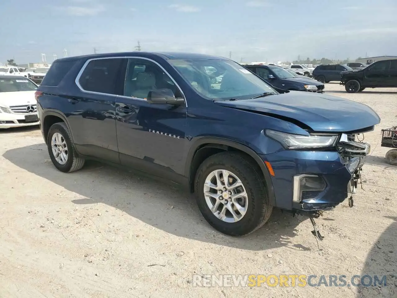 4 fotografías del automóvil dañado 1GNERFKW7NJ169151 CHEVROLET TRAVERSE 2022